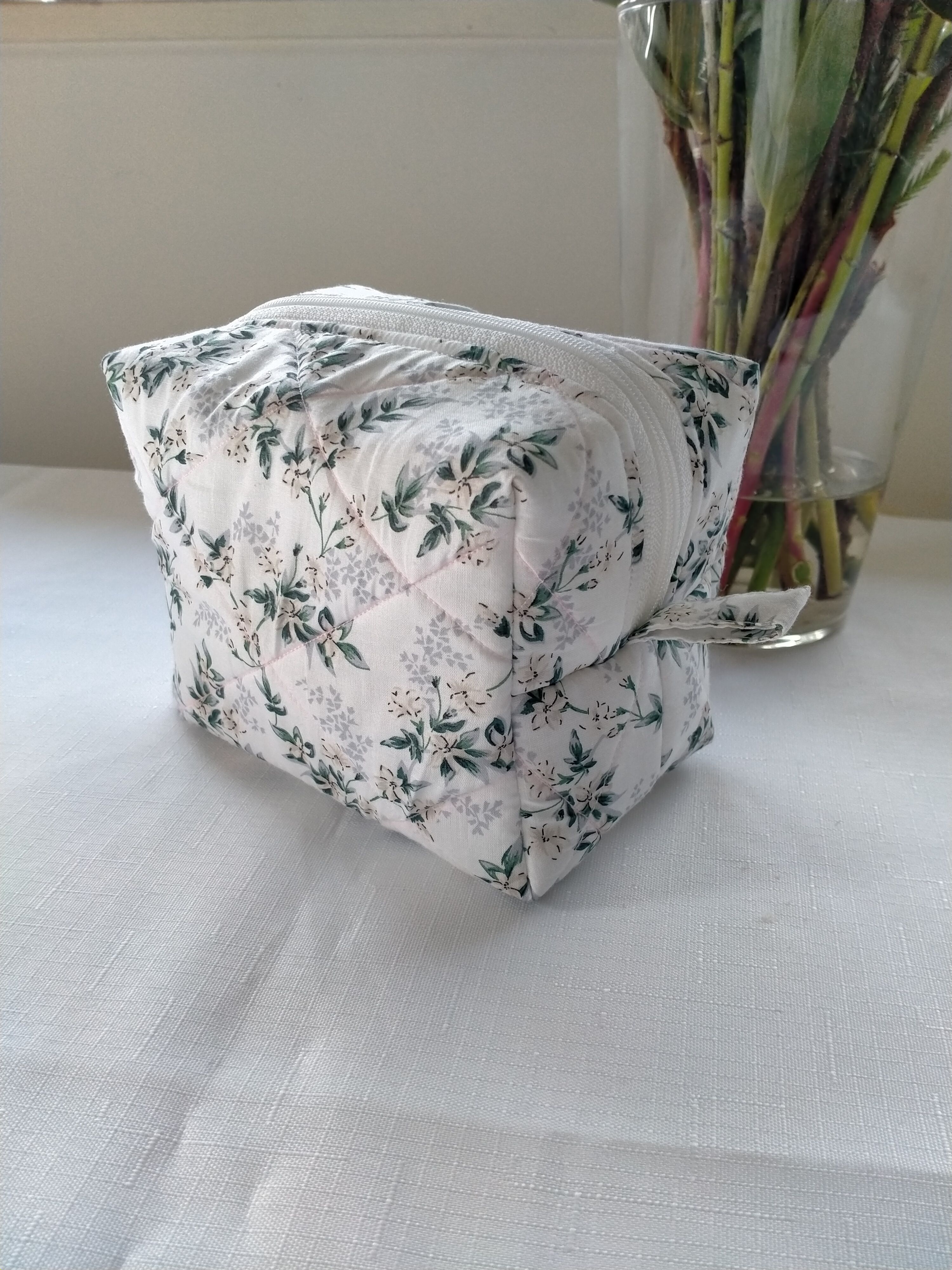 Floral Cosmetic Bag