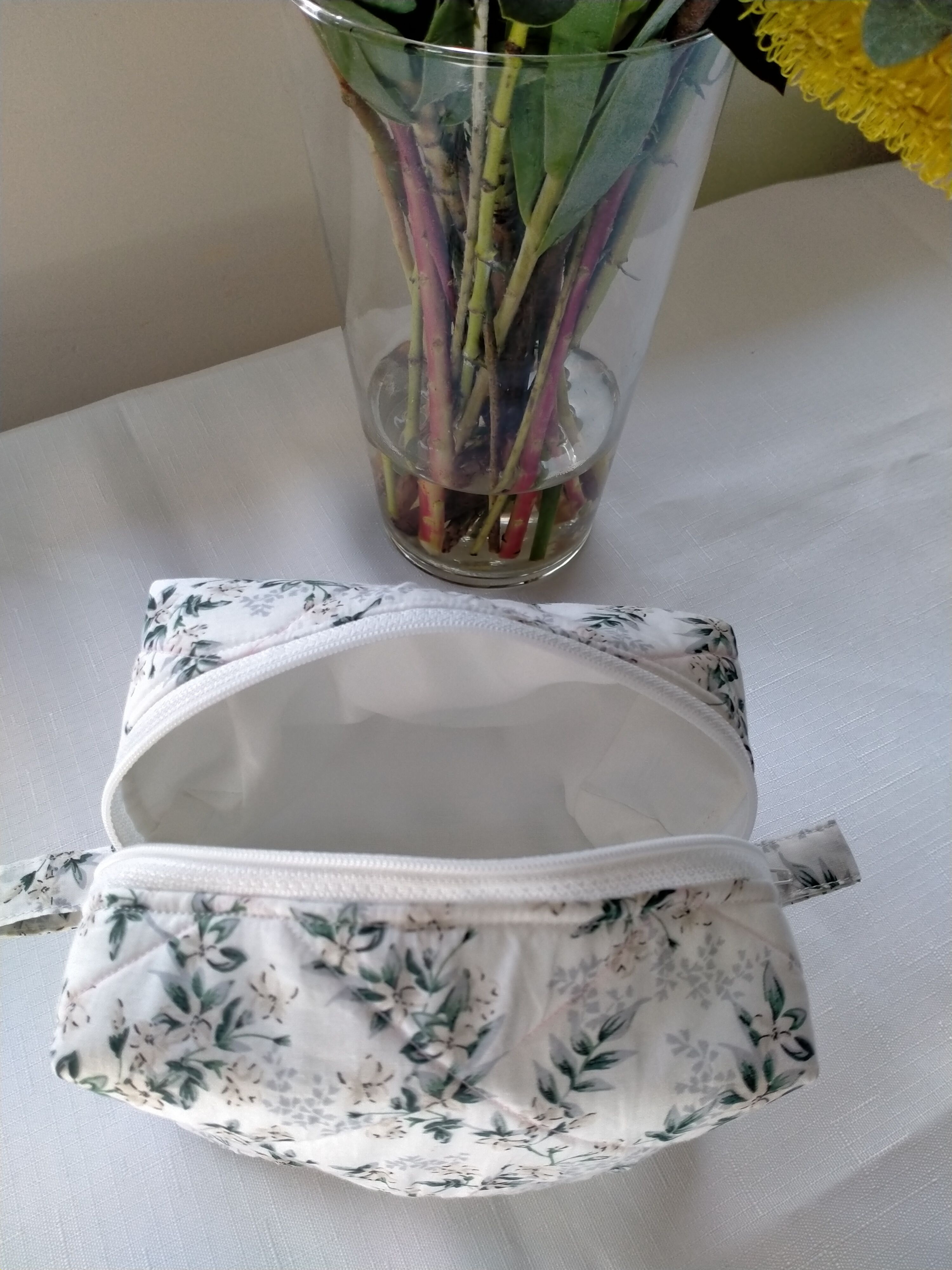 Floral Cosmetic Bag