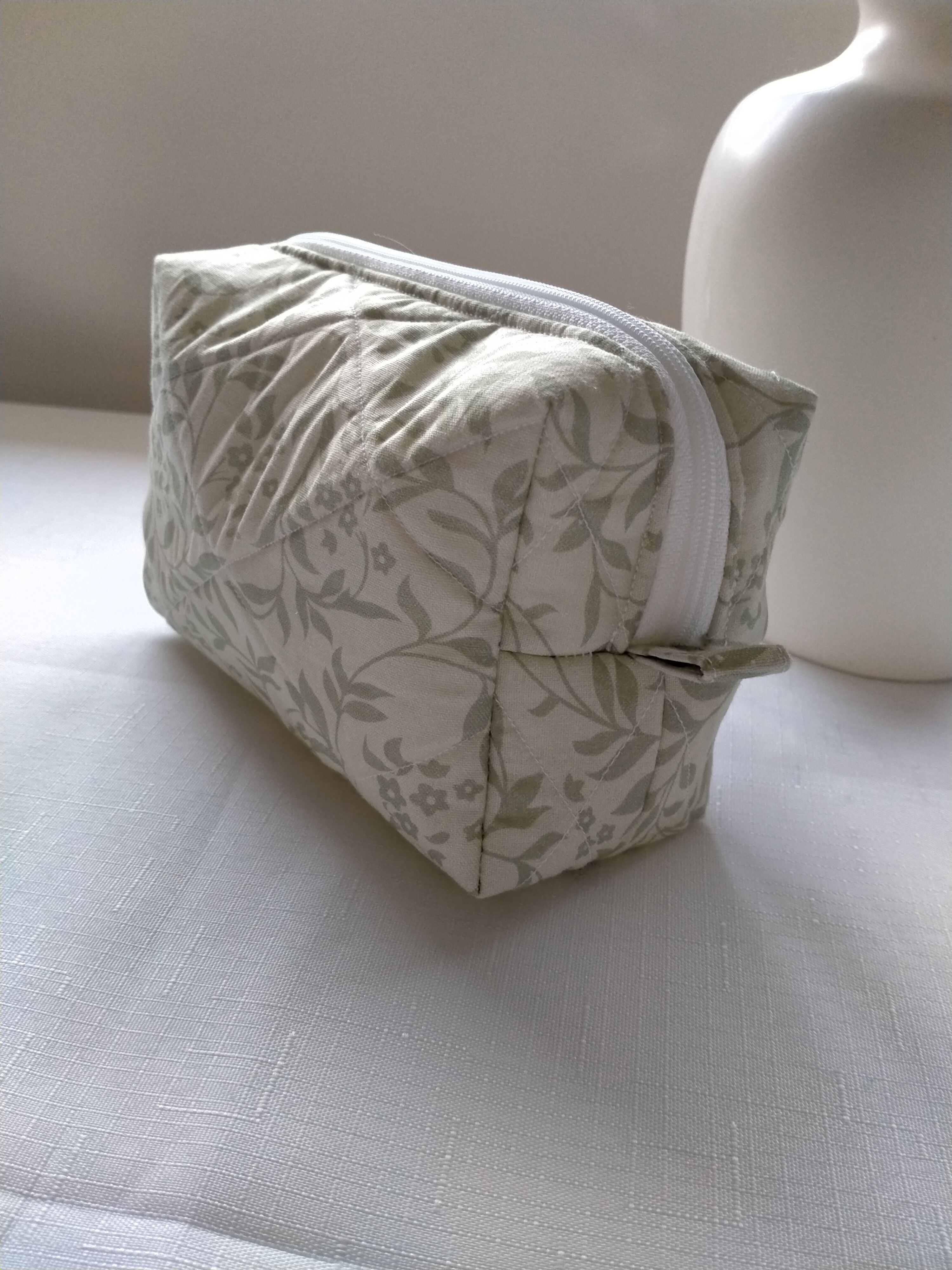Floral Fabric cosmetic Bag