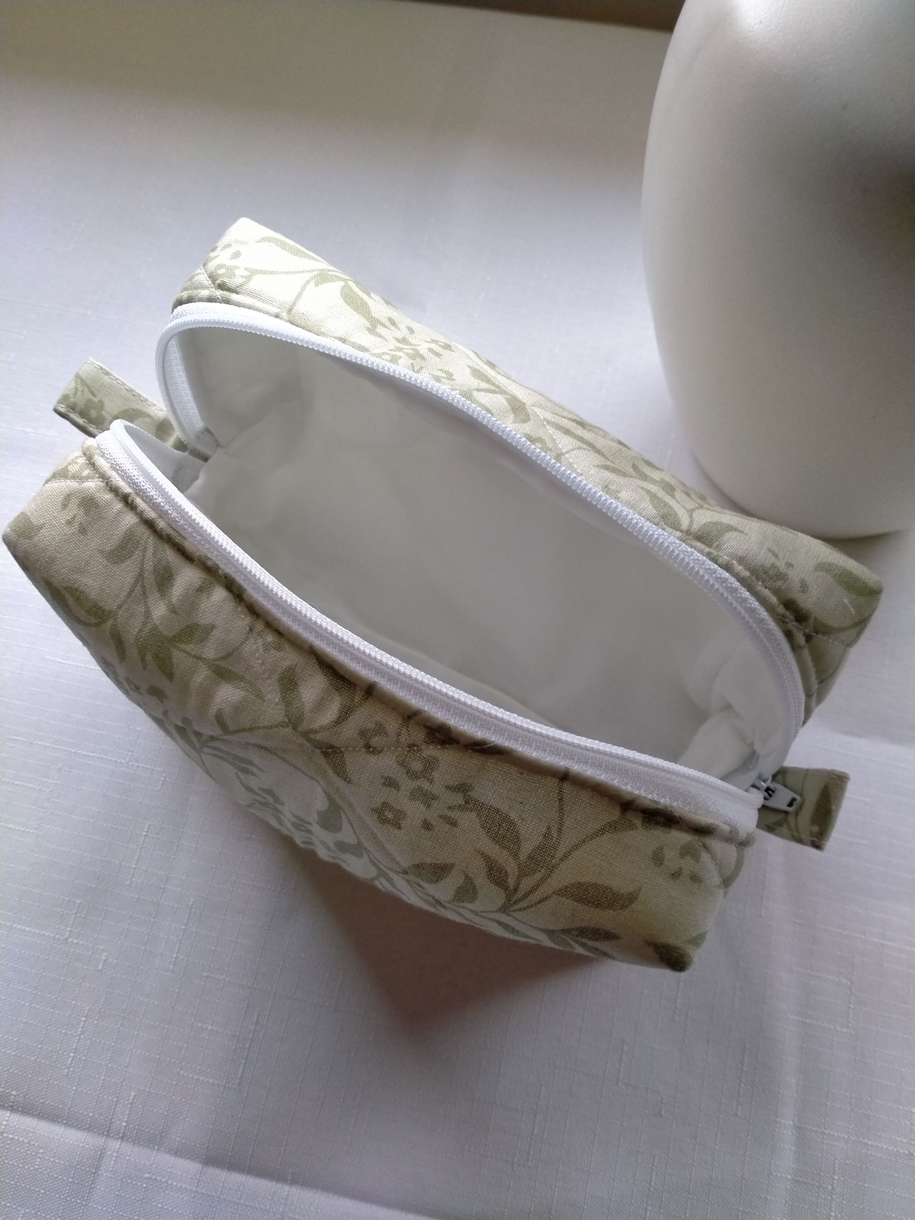 Floral Fabric cosmetic Bag