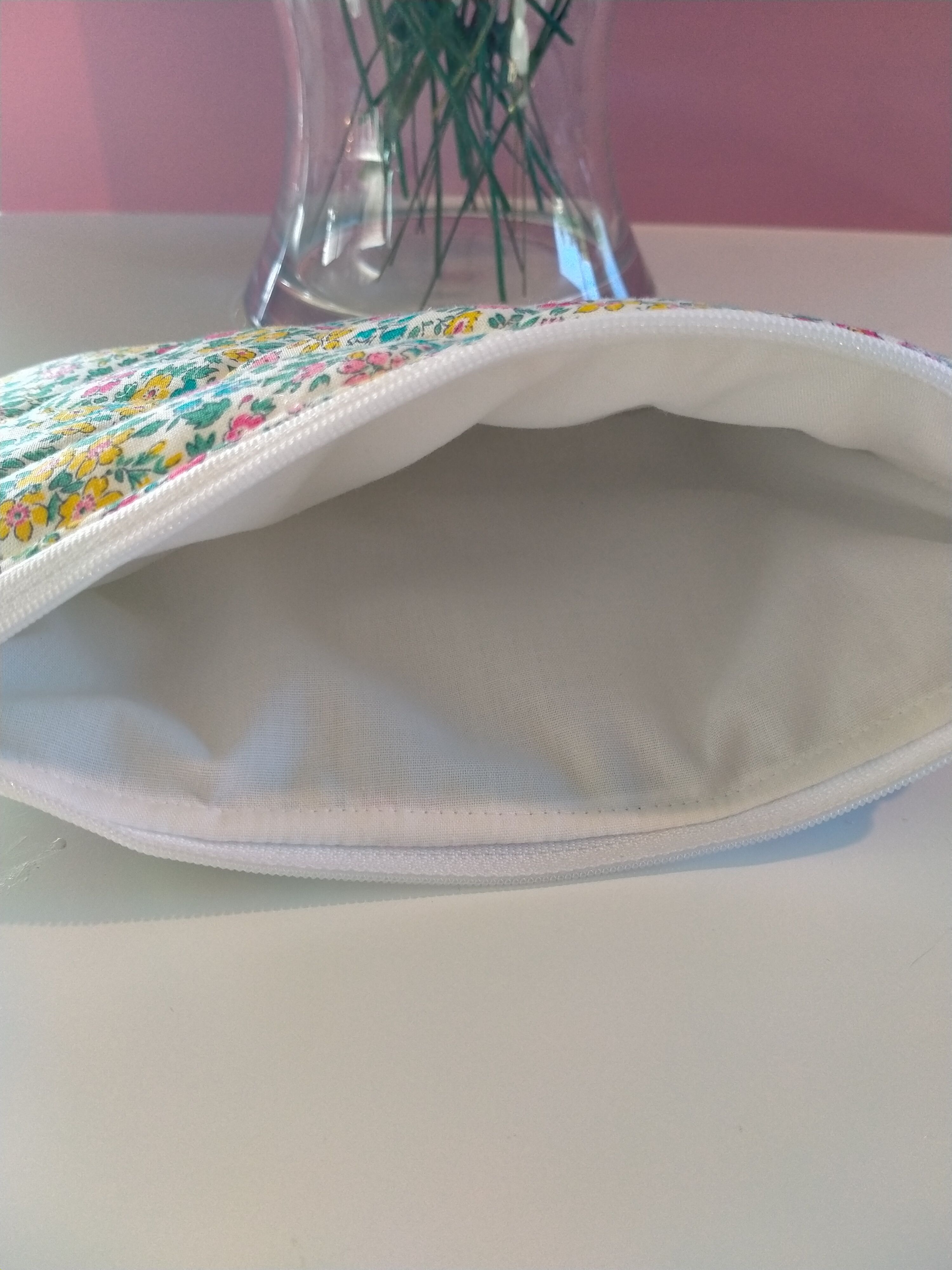  Quilt style makeup bag - Mini flower garden