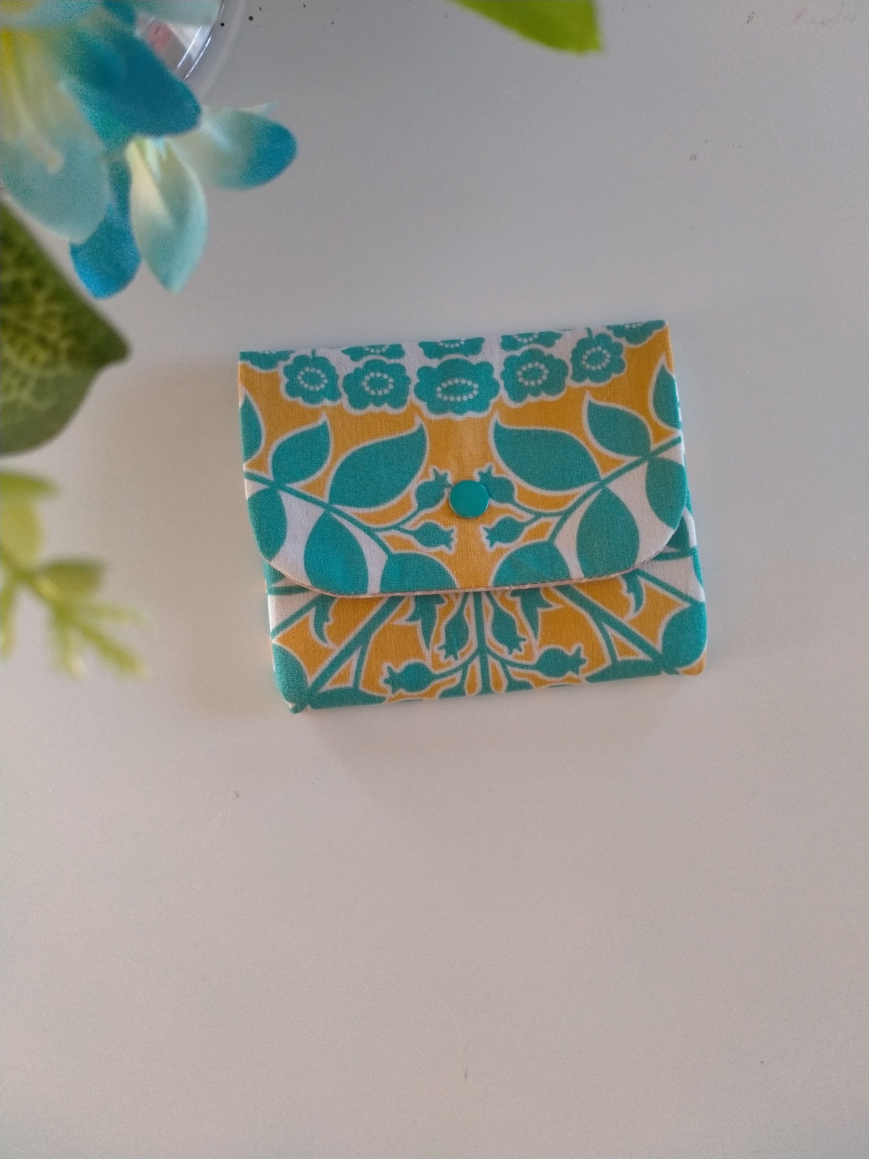 Blue & yellow - Purse