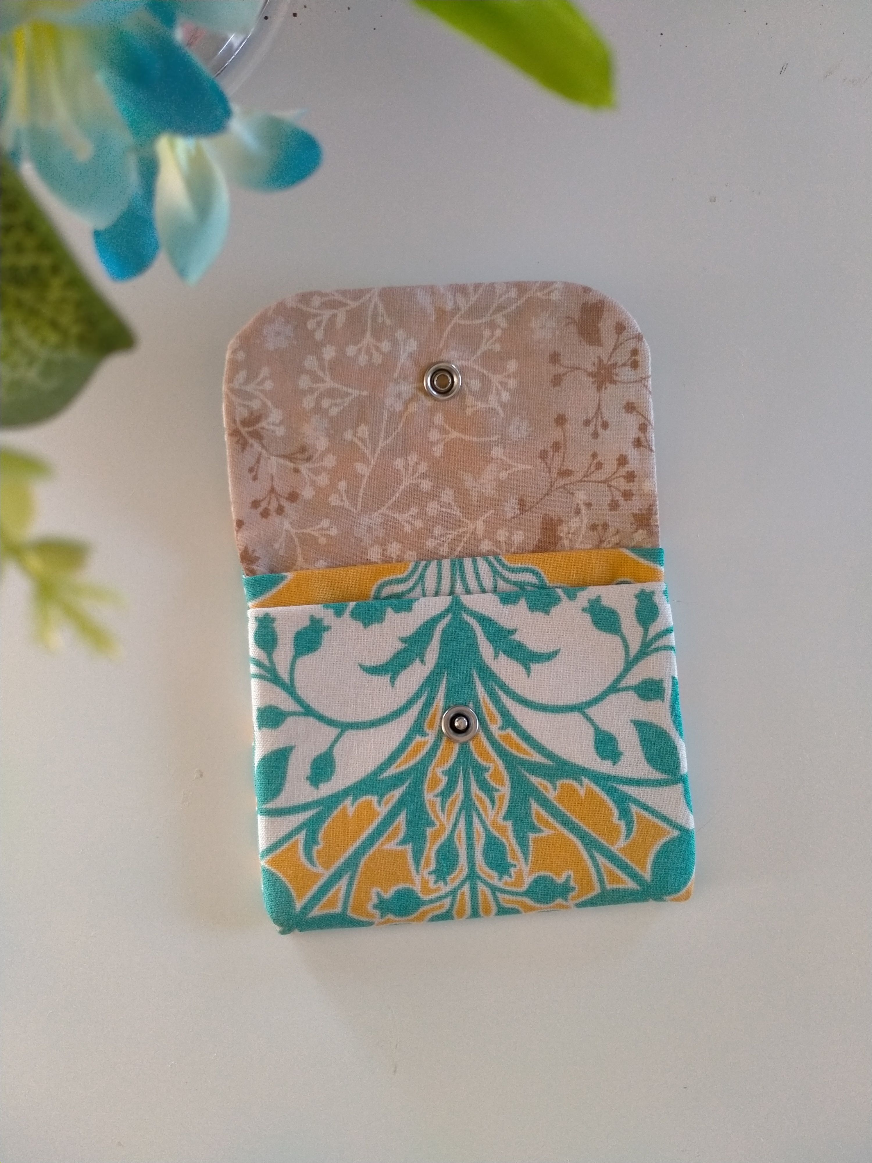 Blue & yellow - Purse