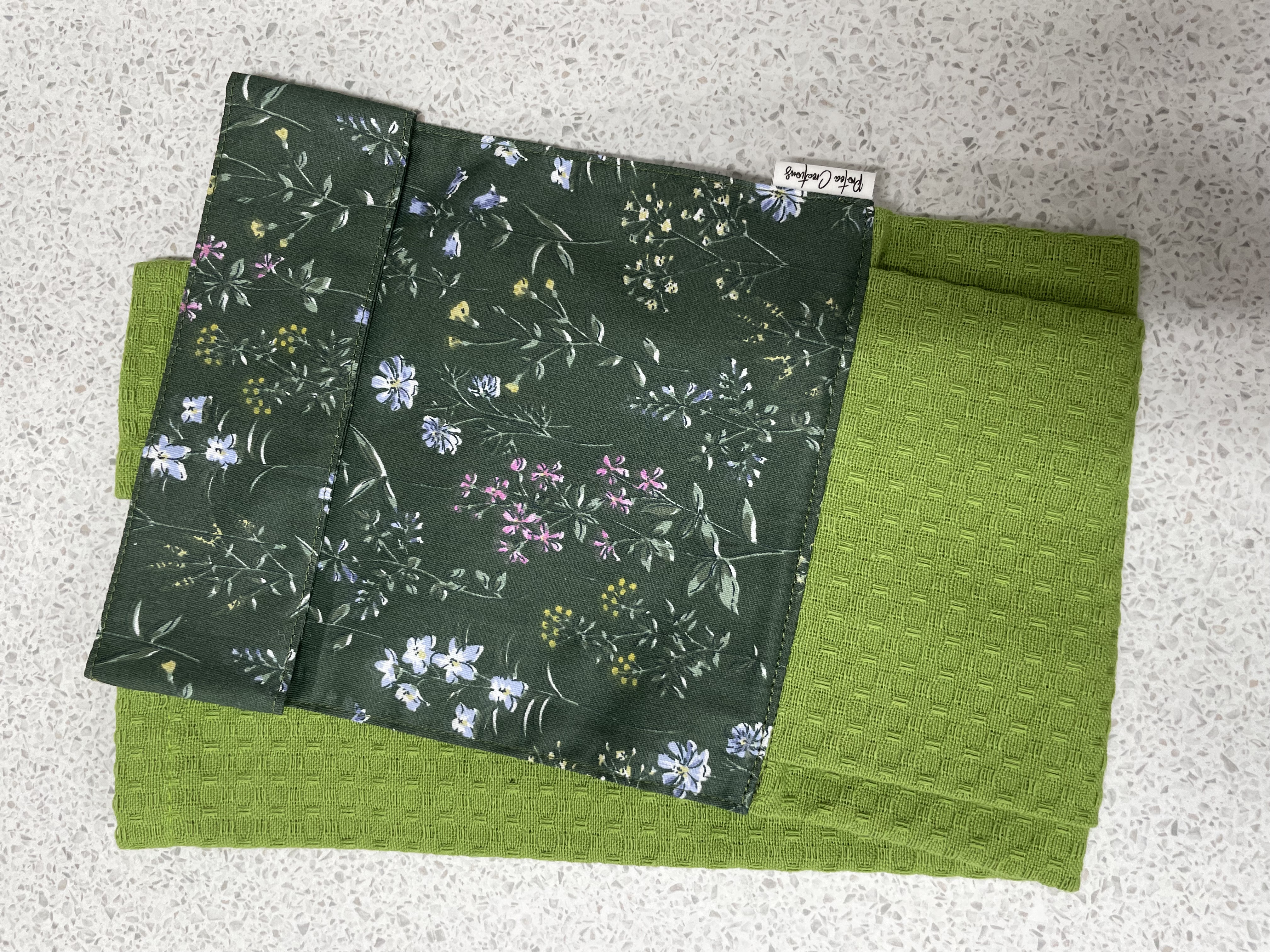 Forest blossoms tea towels