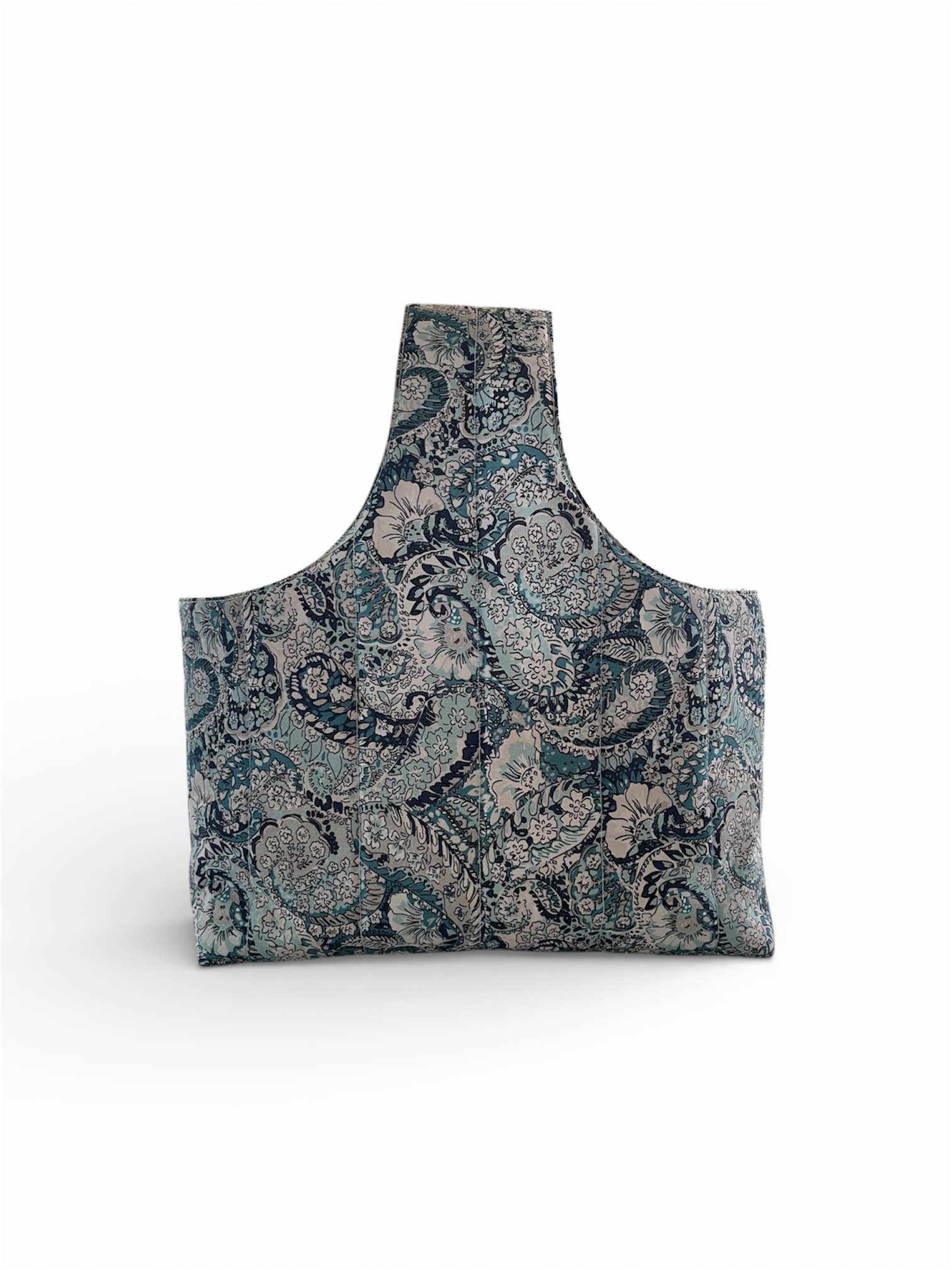 On the go Project Bag - Botanical Blues