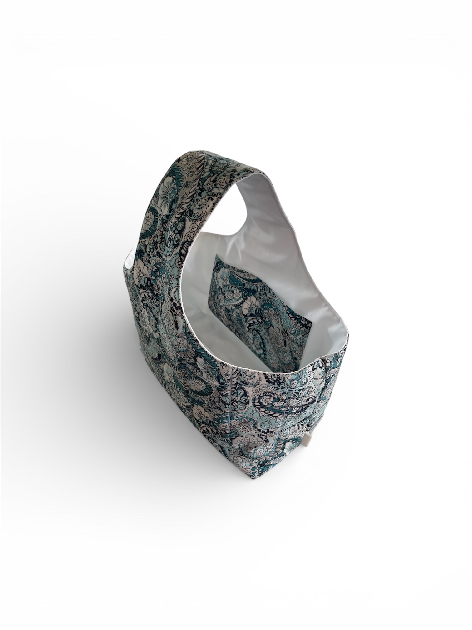 On the go Project Bag - Botanical Blues