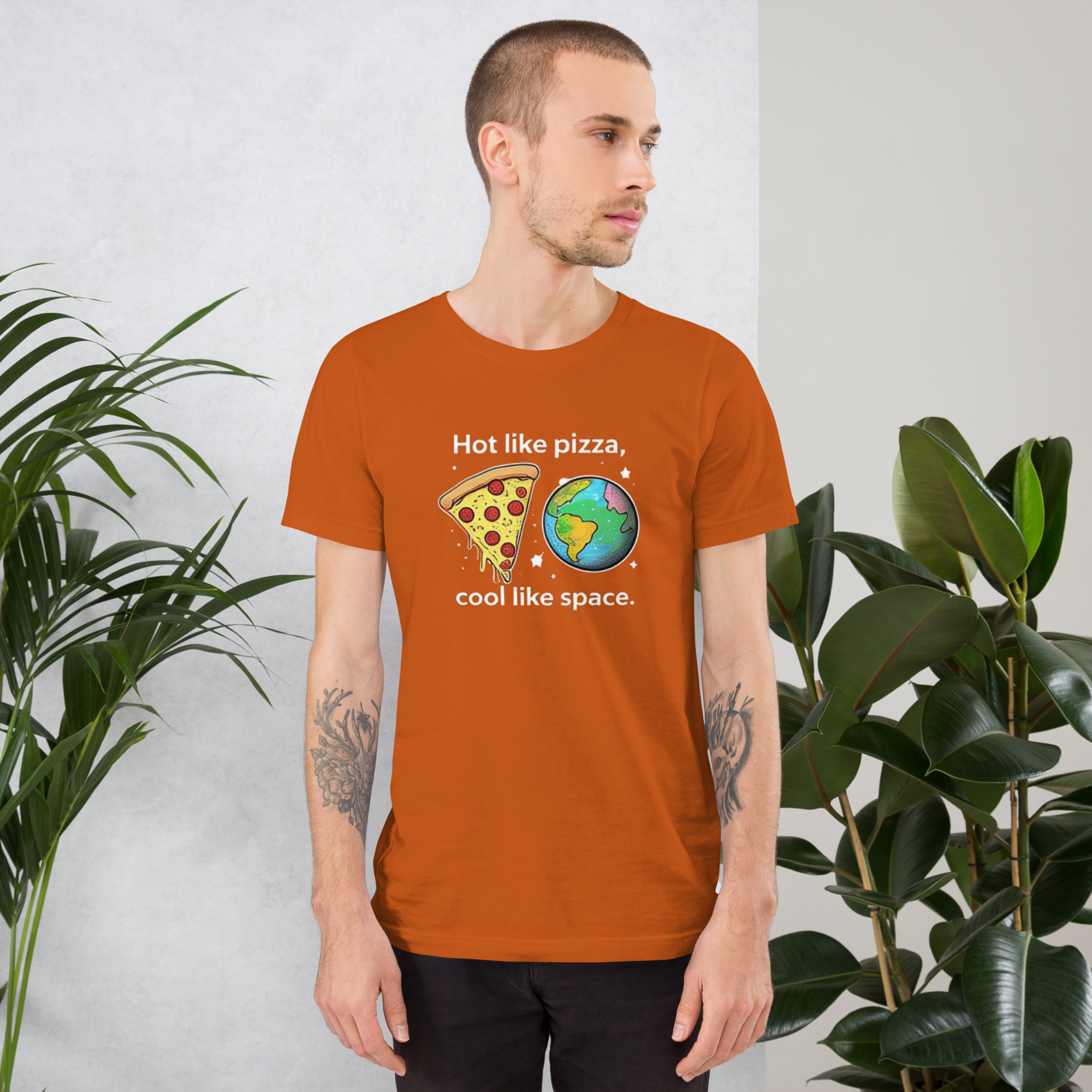 Men's Orange T-Shirt