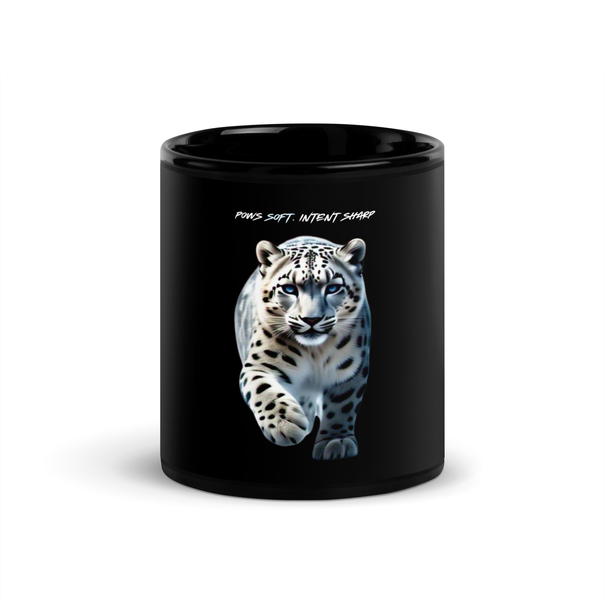 Leopard Design Black Mug