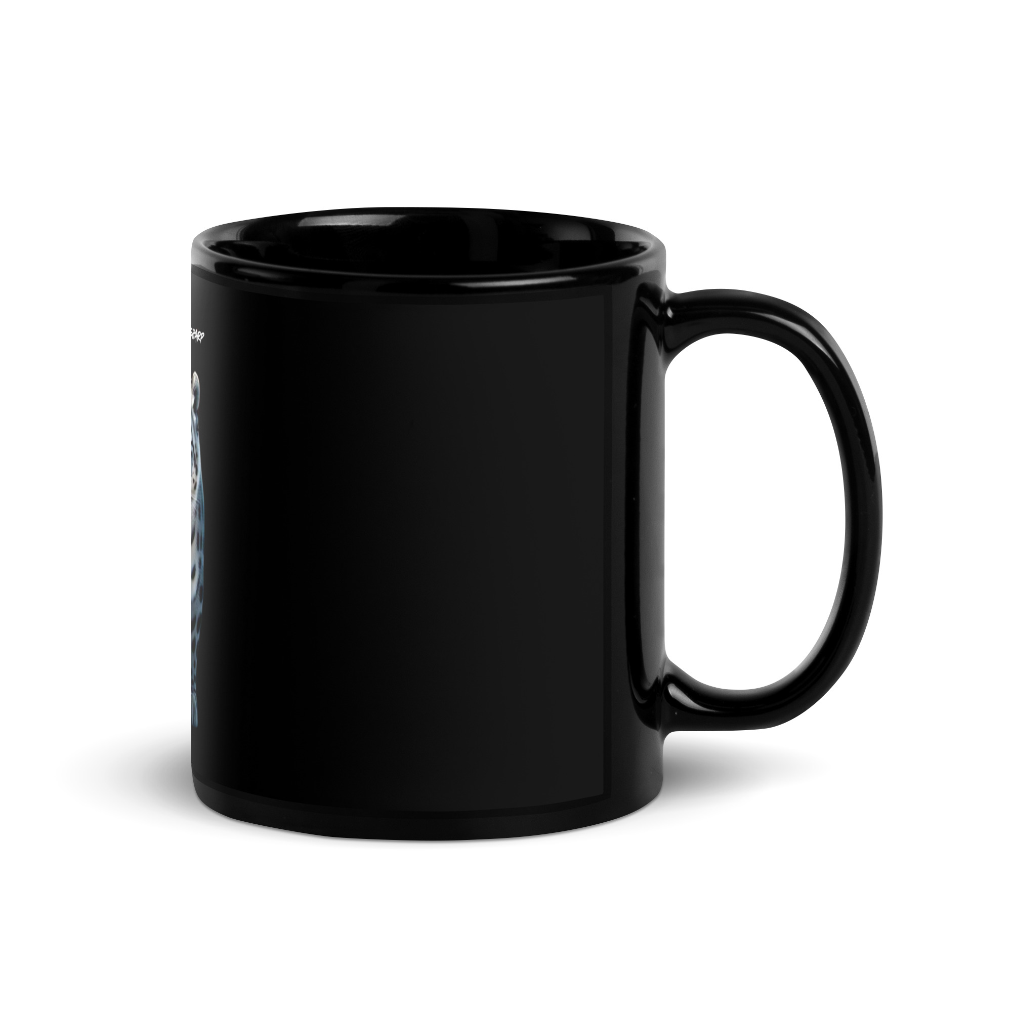 Leopard Design Black Mug