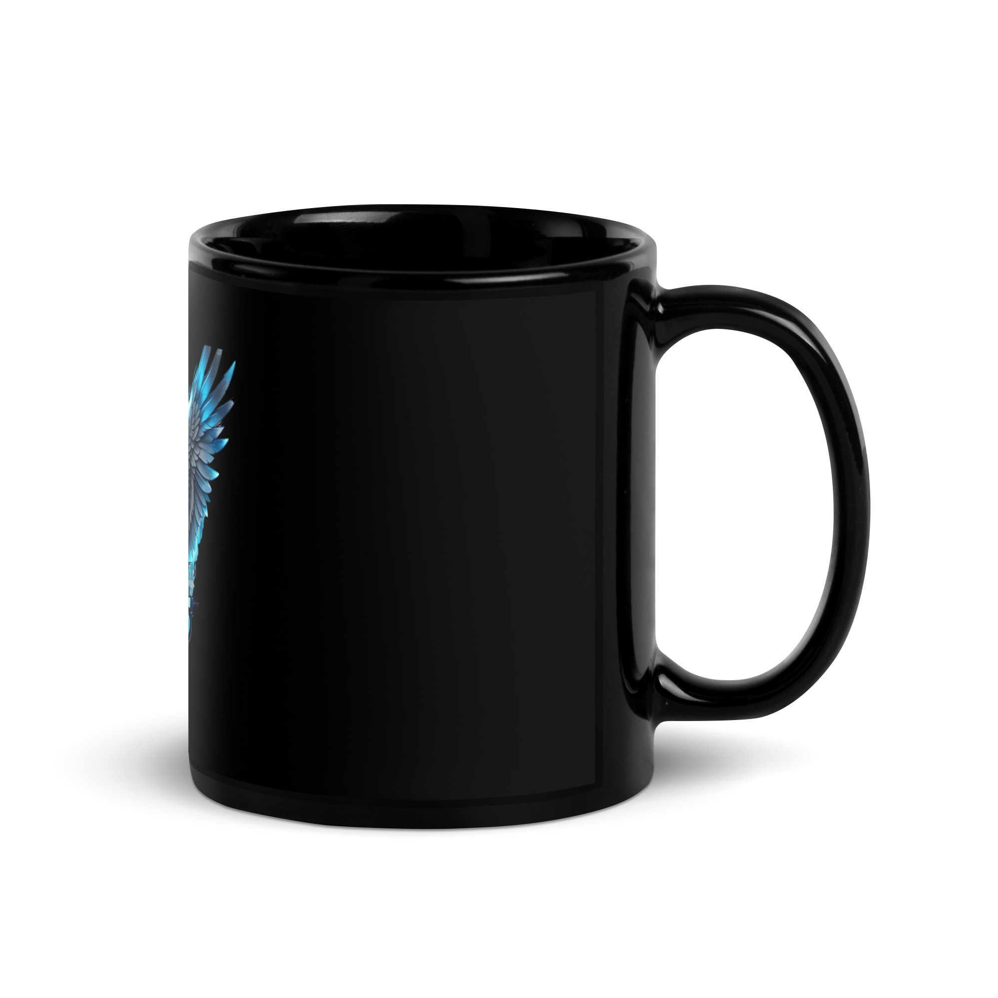 Voltage Wears Wings Black Mug