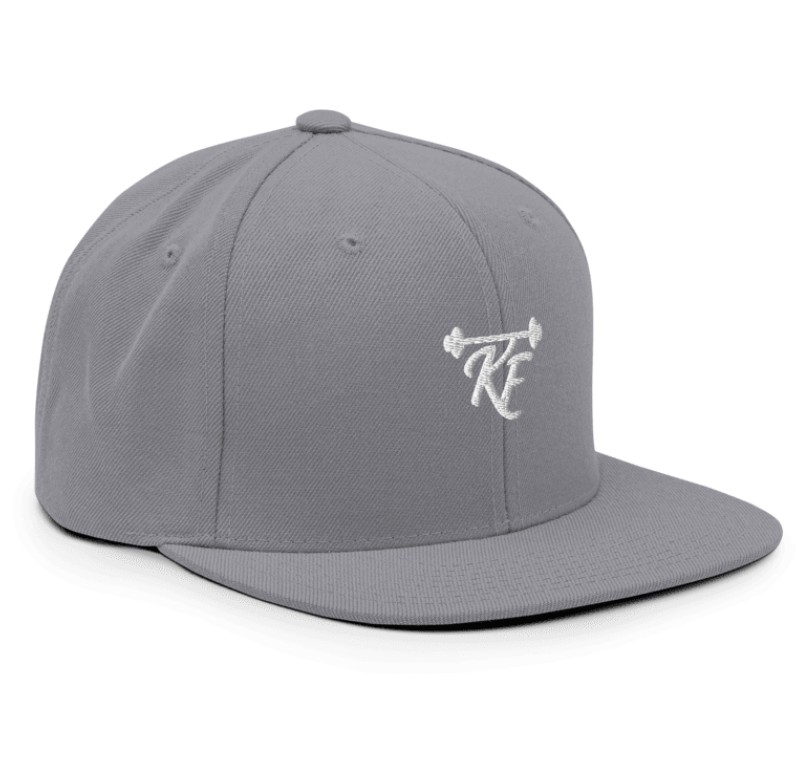 KF Snapback Hat -Silver