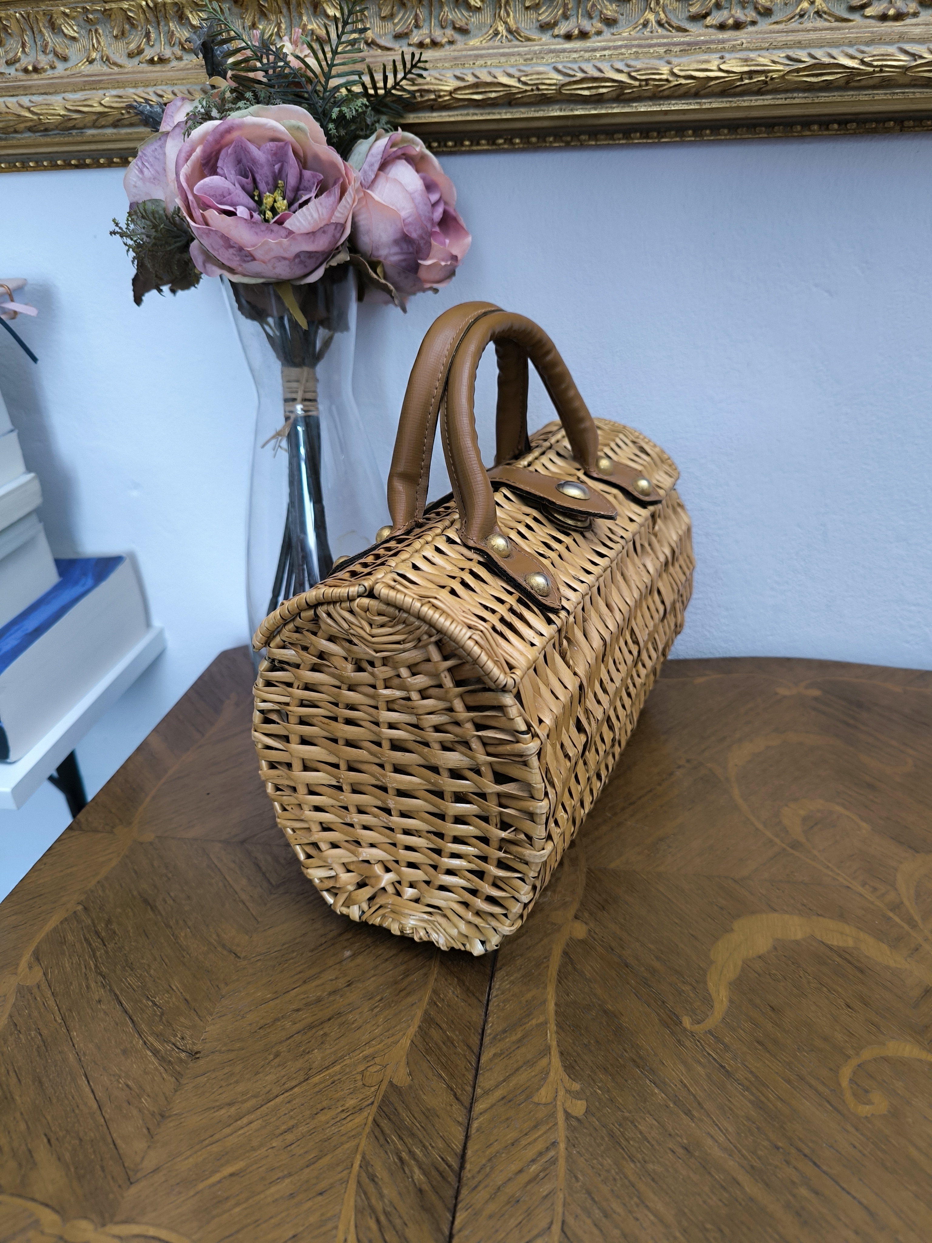 Borsa in vimini intrecciato di Koret