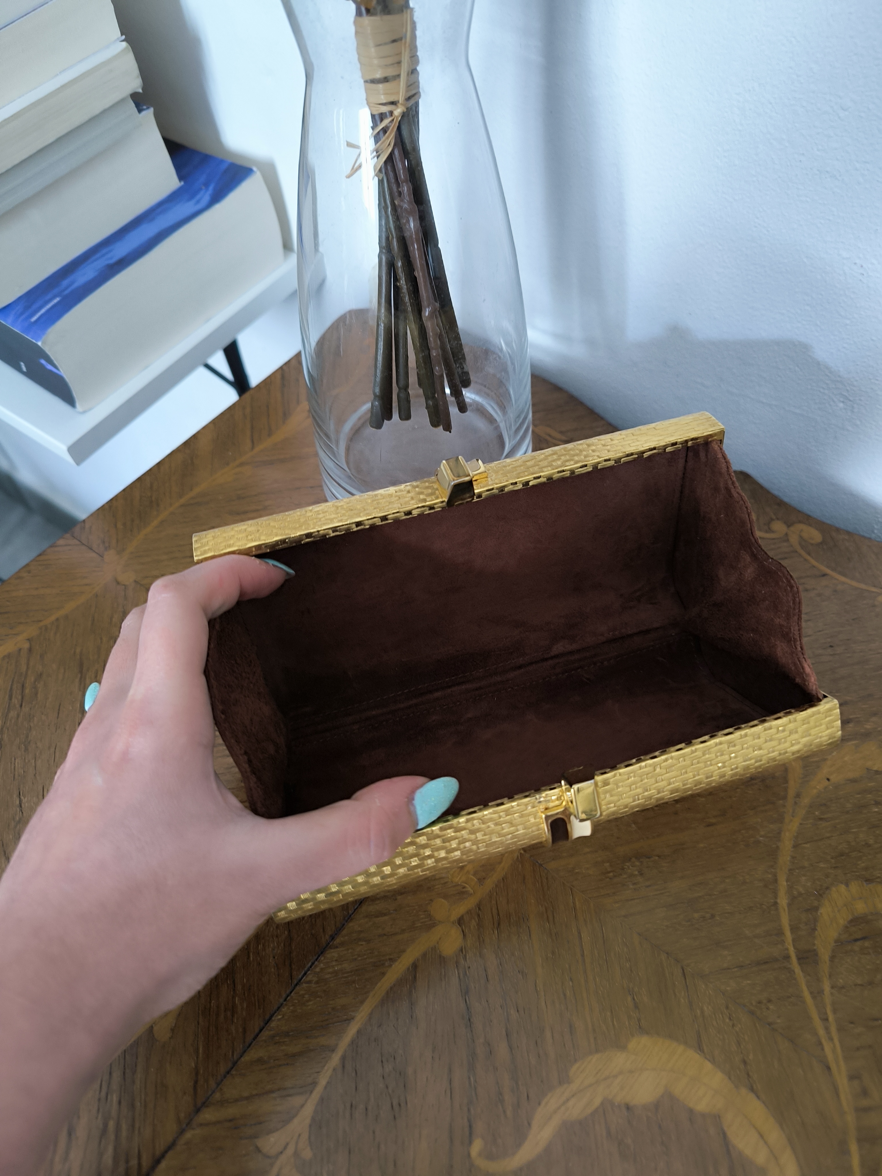 Clutch vintage dorata