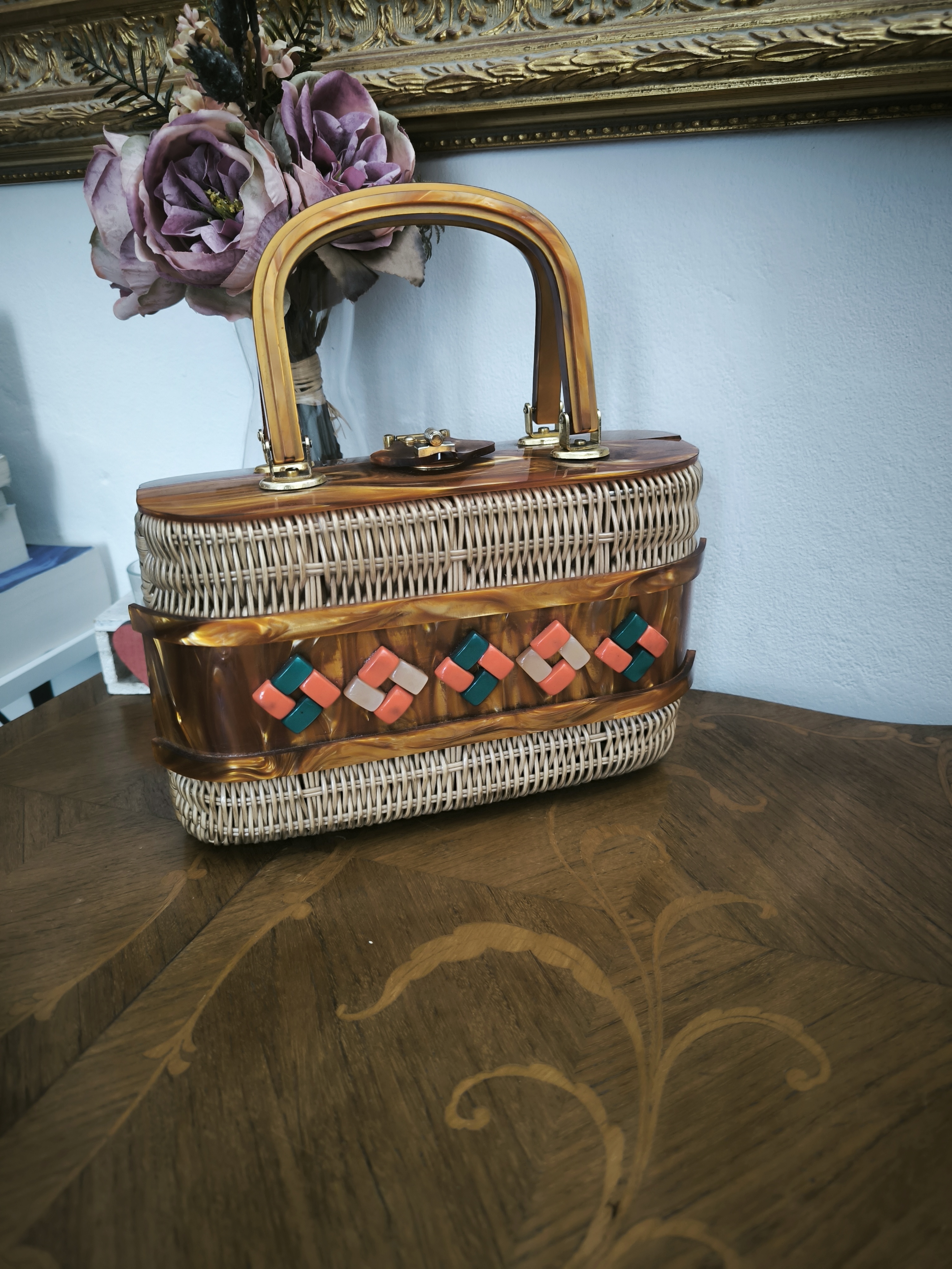 Borsa vintage a cestino 