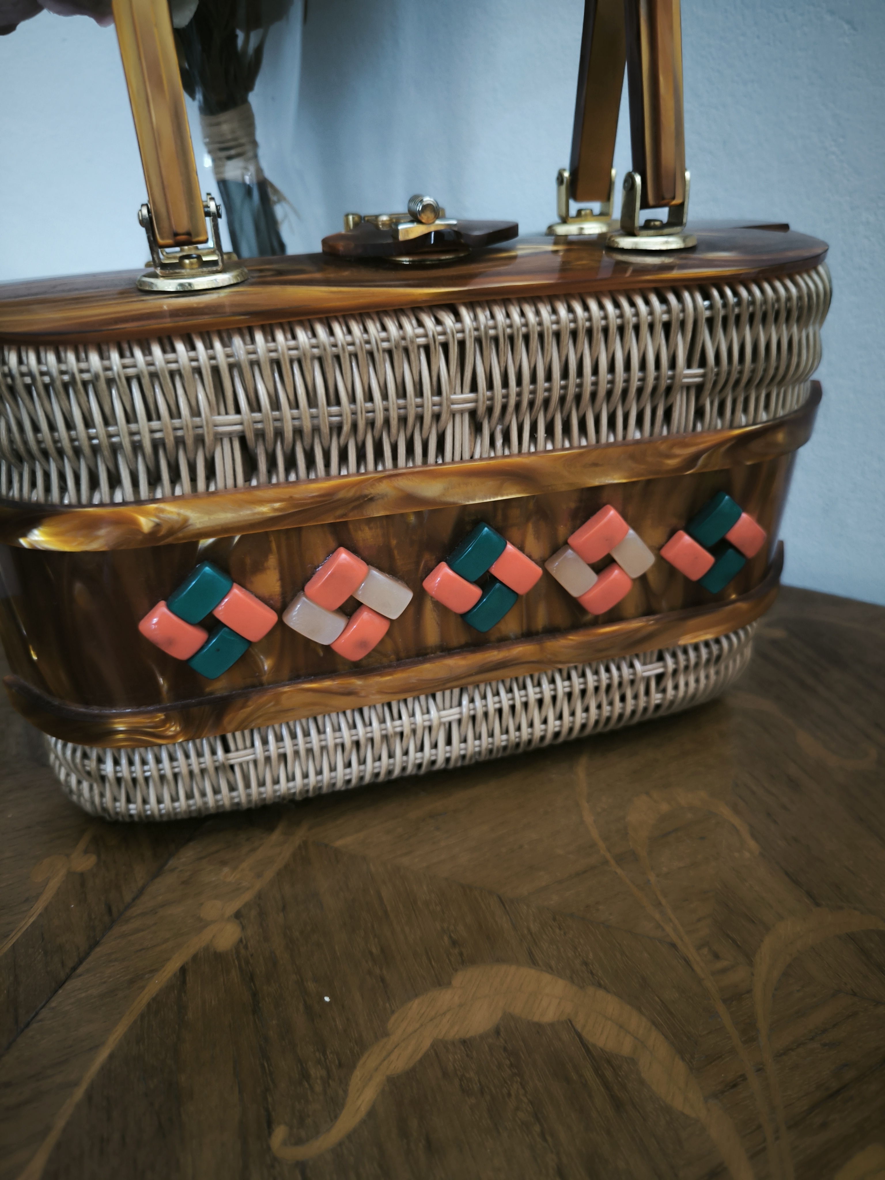 Borsa vintage a cestino 