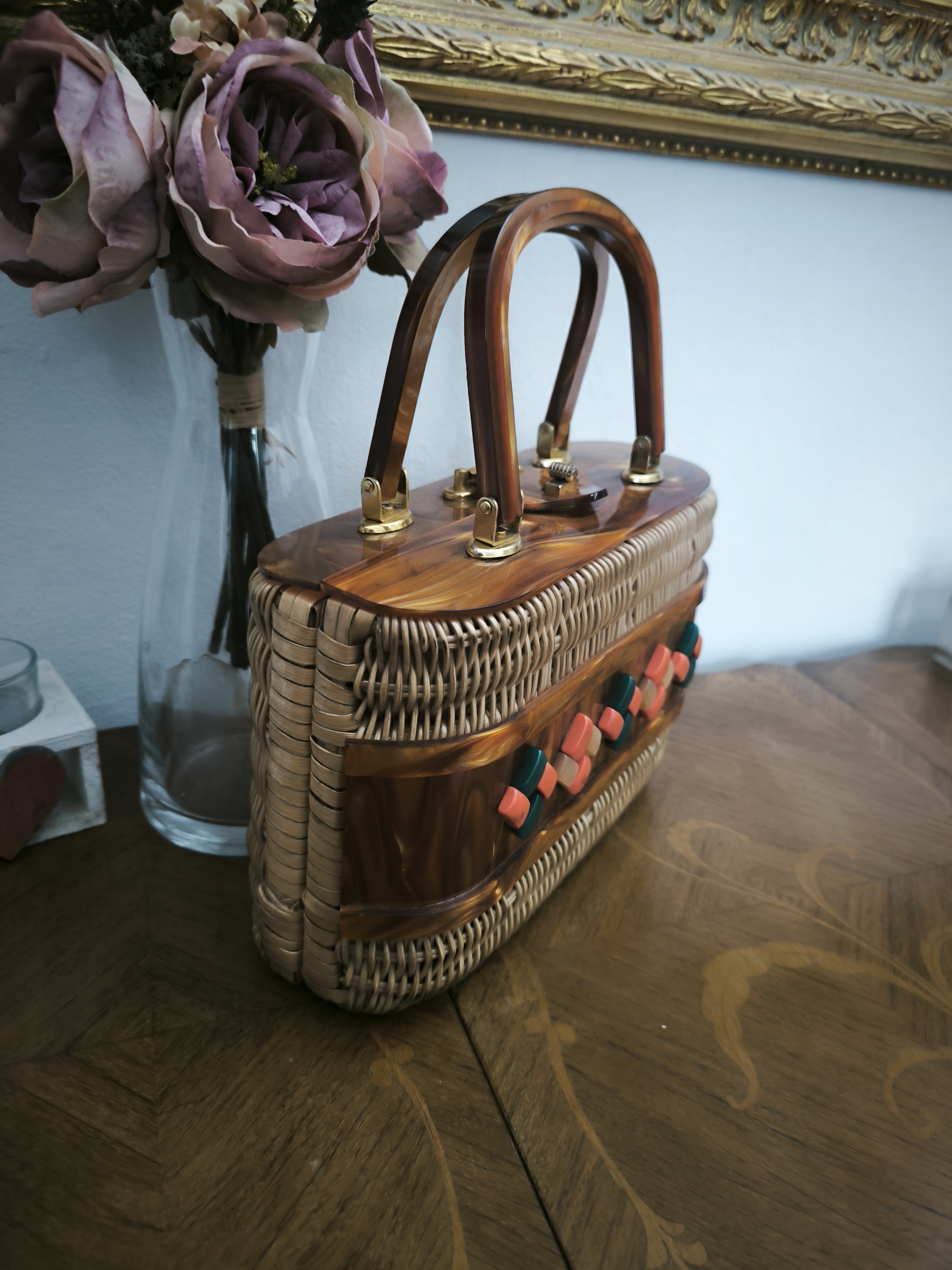 Borsa vintage a cestino 