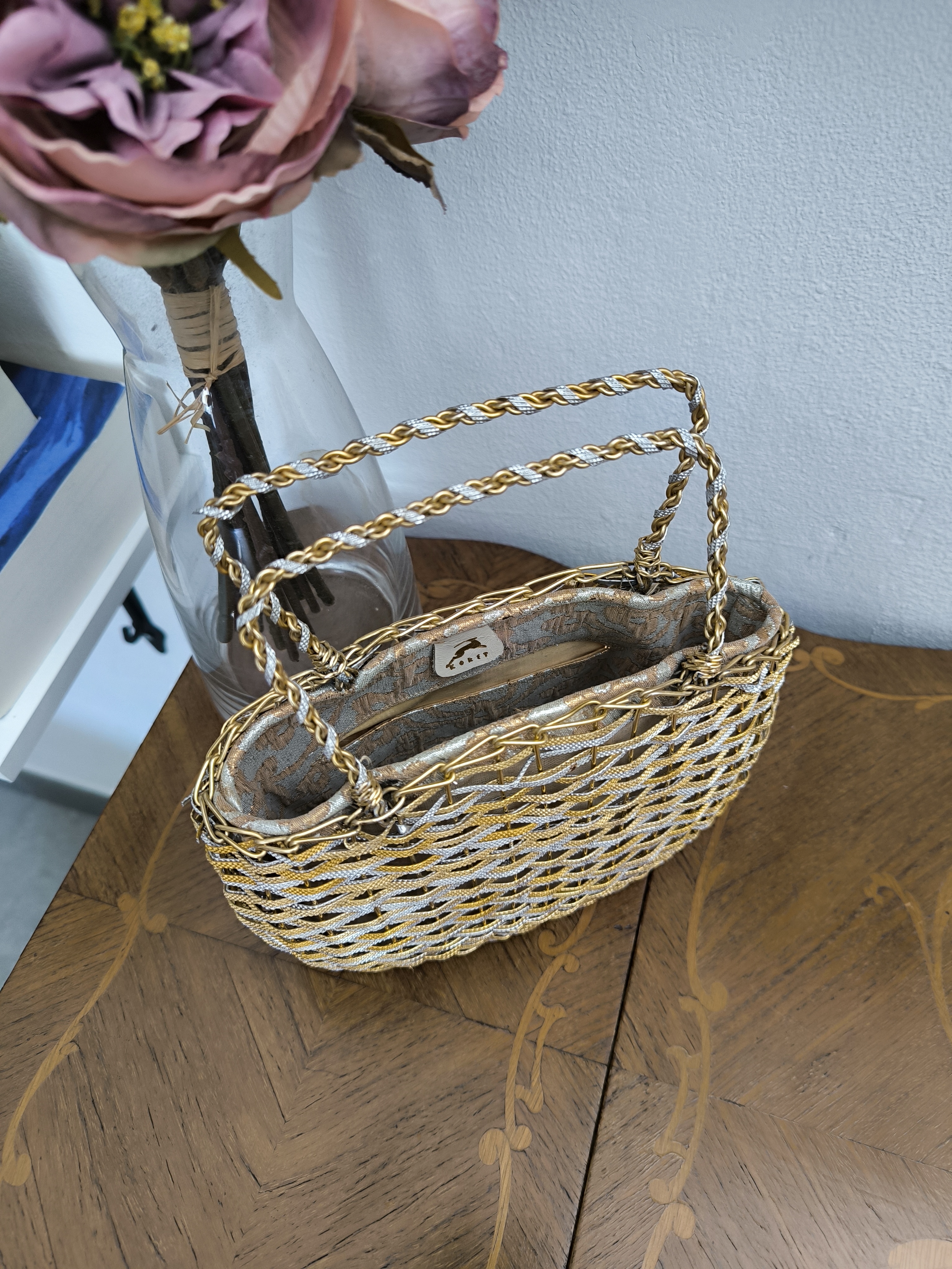Cestino vintage anni 50 di Koret 