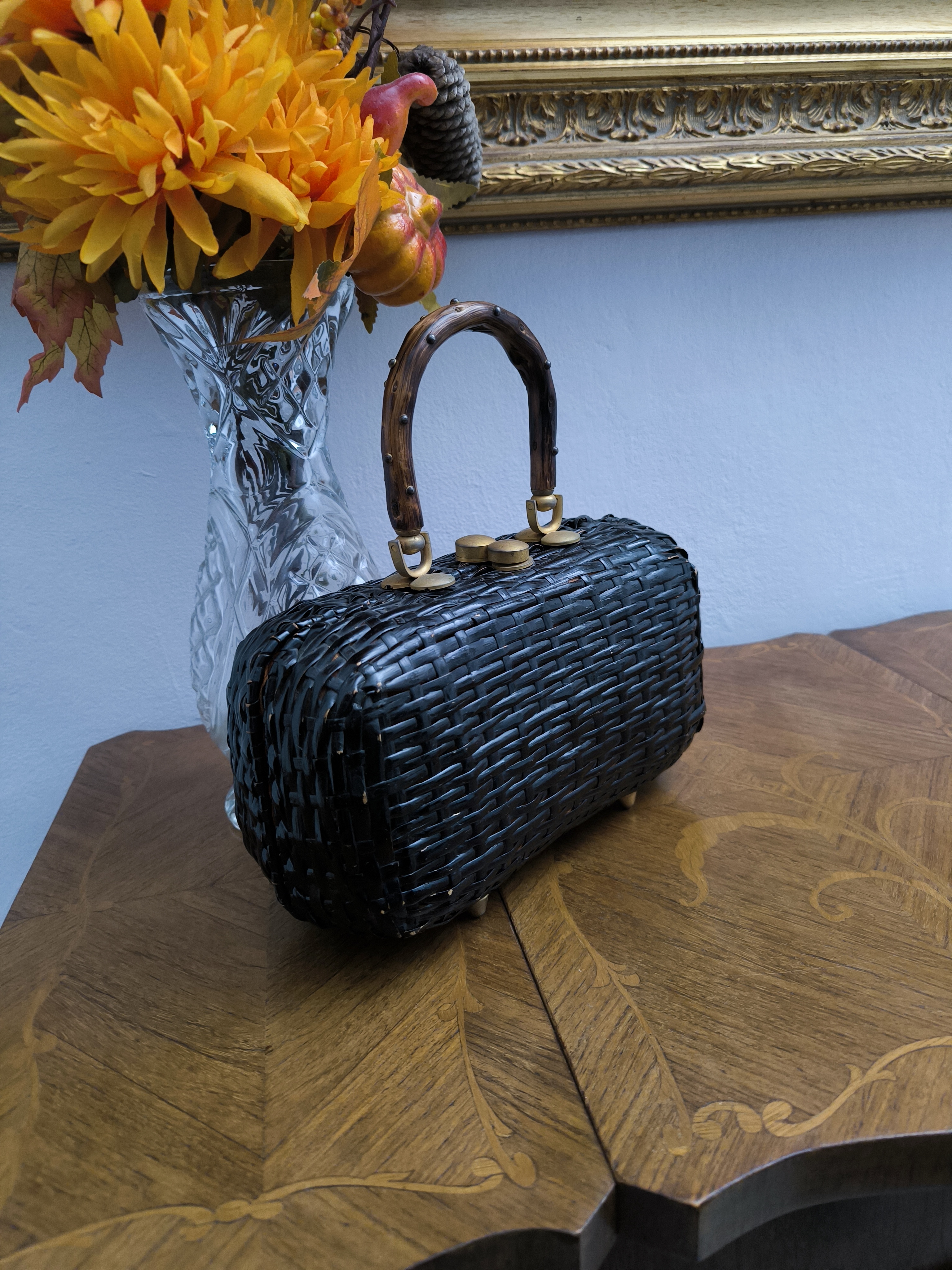 Borsa a cestino anni 40/50