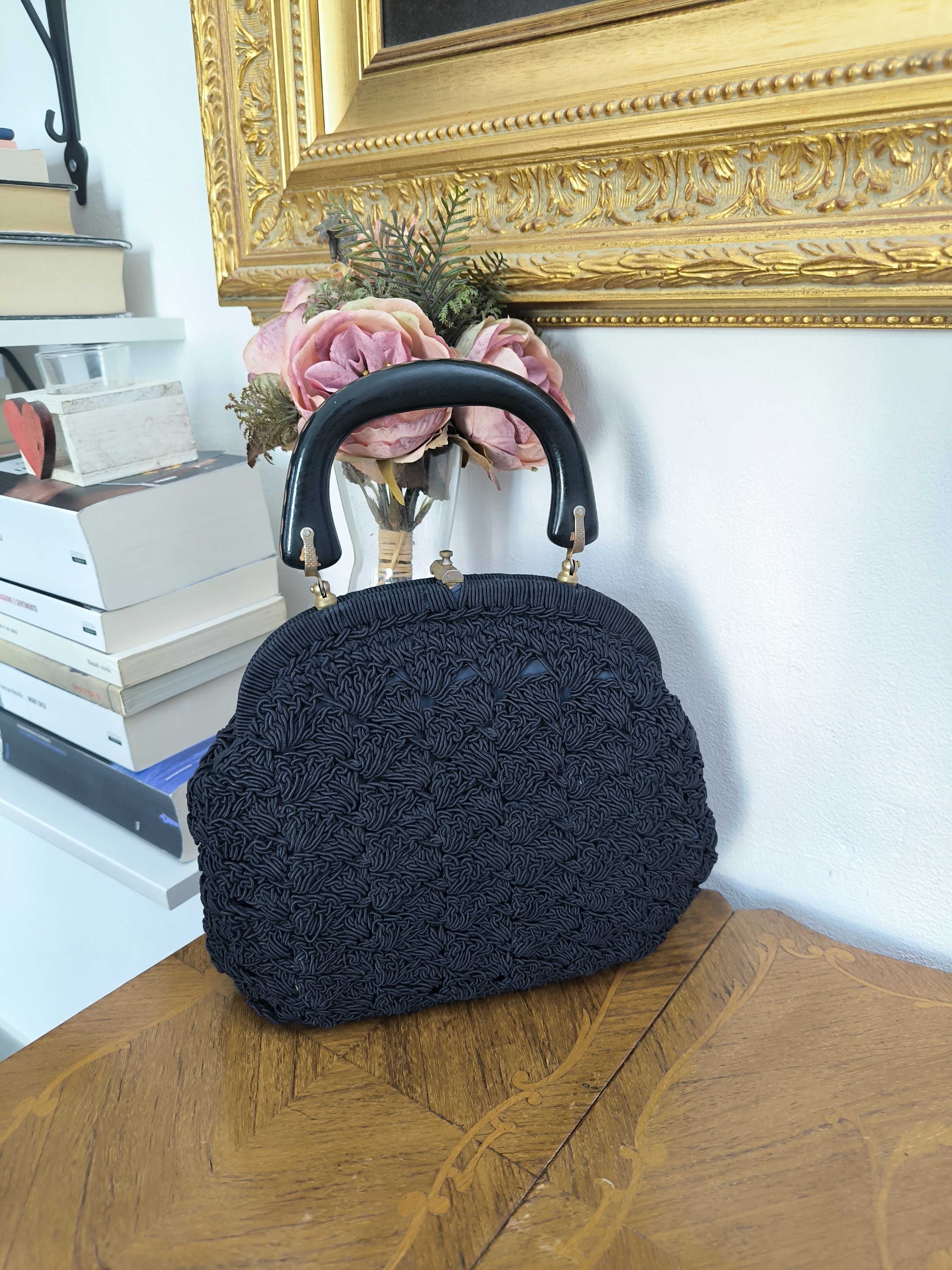 Borsa vintage in cotone 