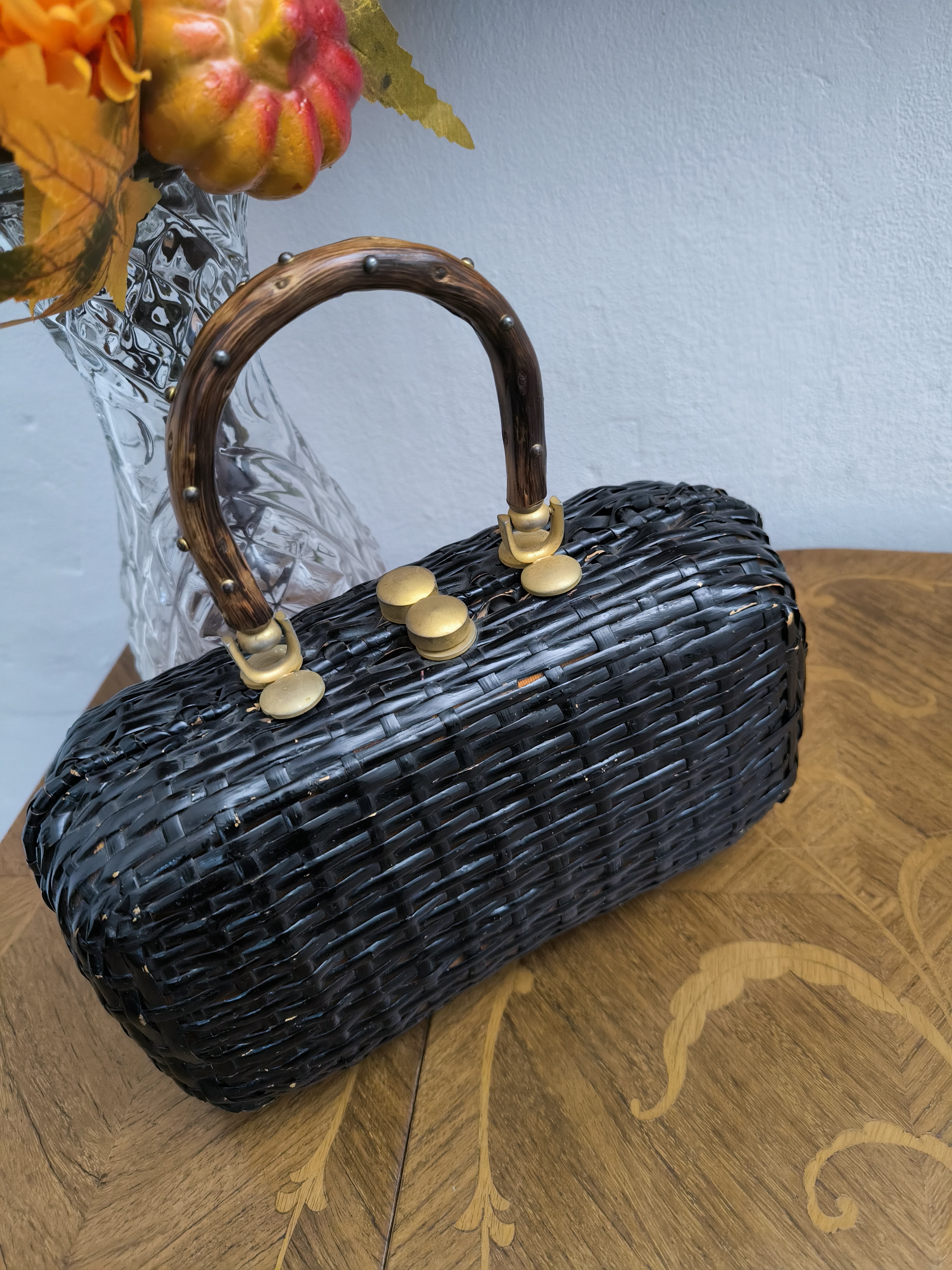 Borsa a cestino anni 40/50