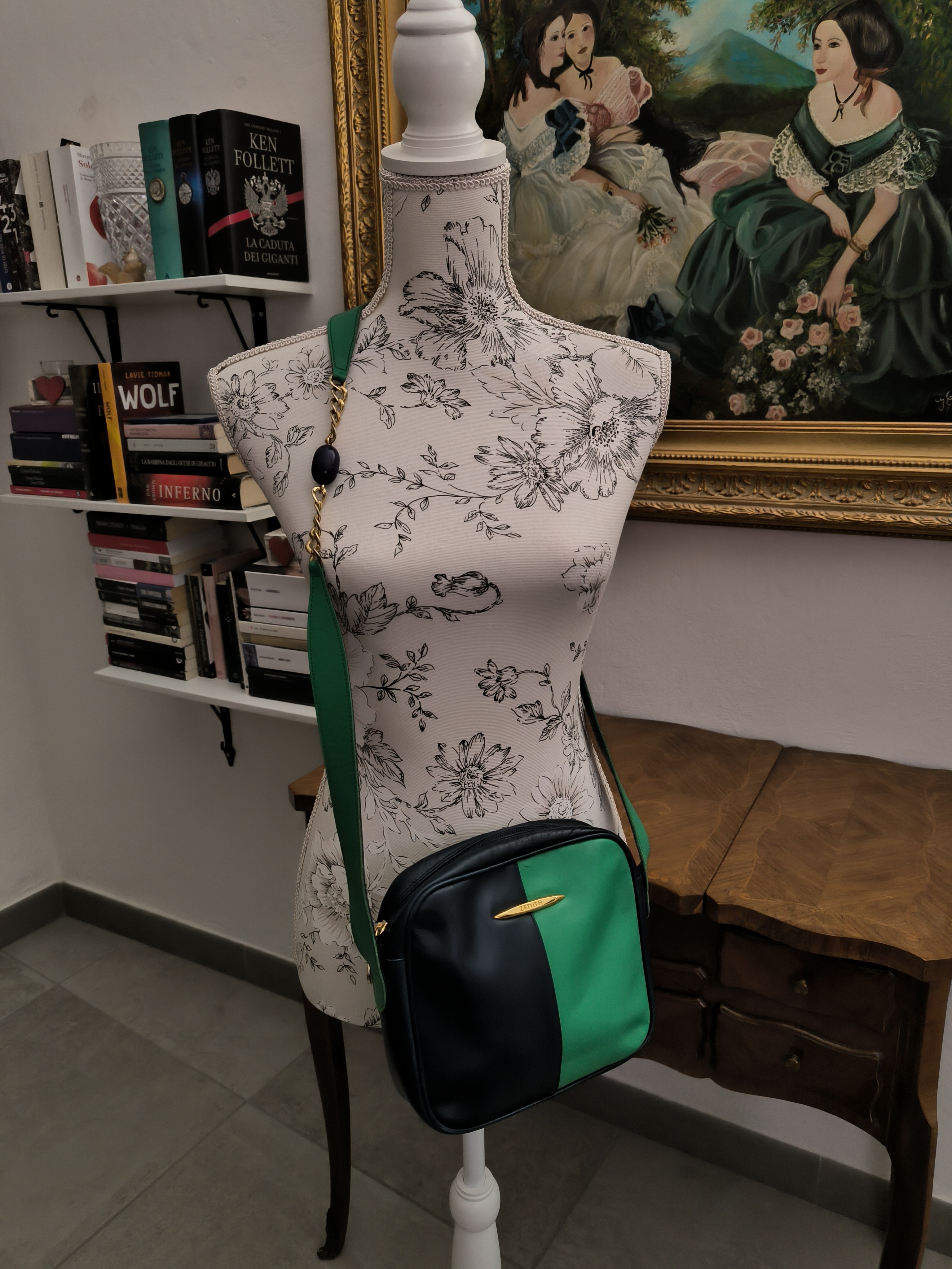 Borsa vintage a tracolla firmata Zenith