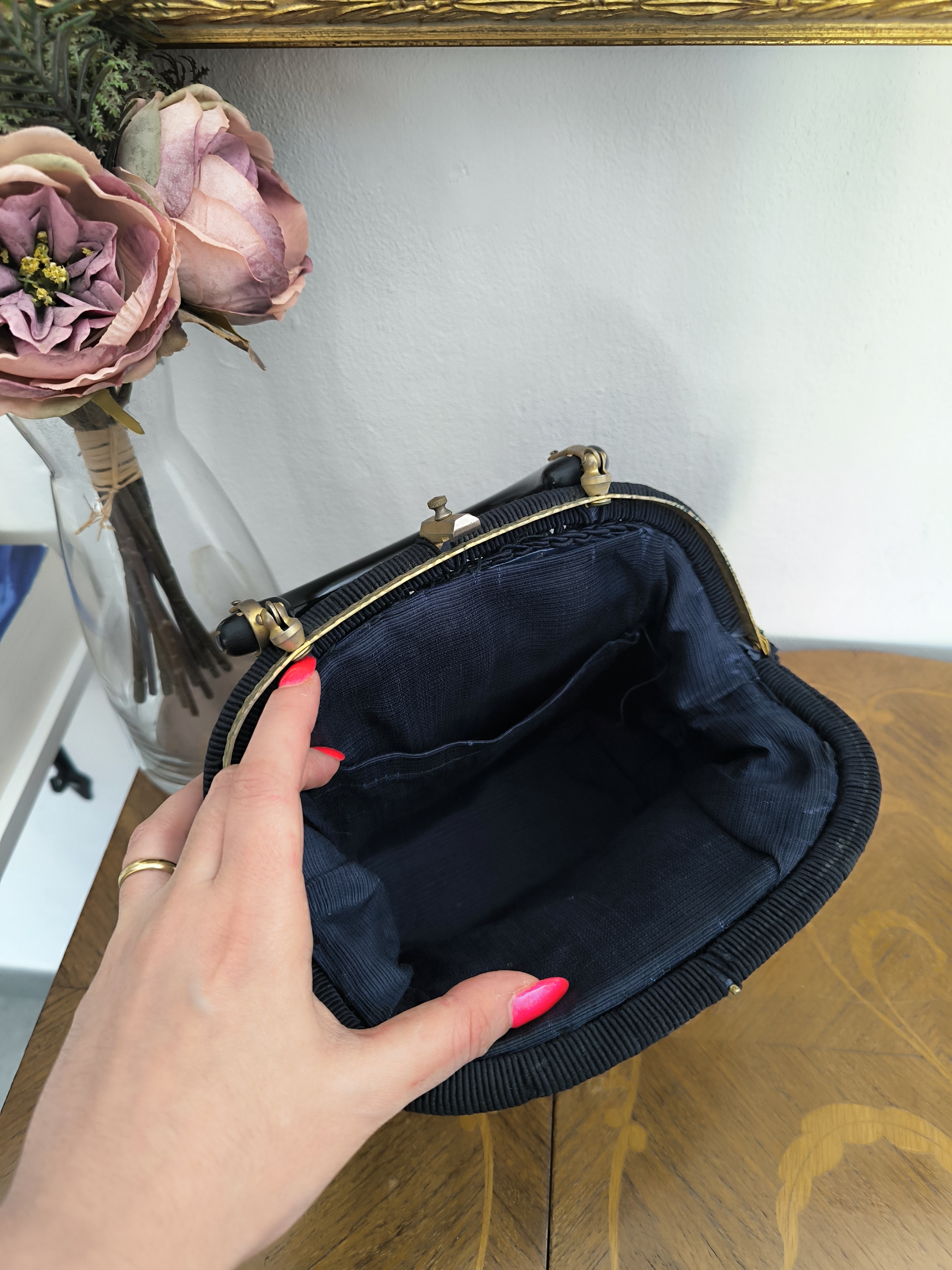 Borsa vintage in cotone 