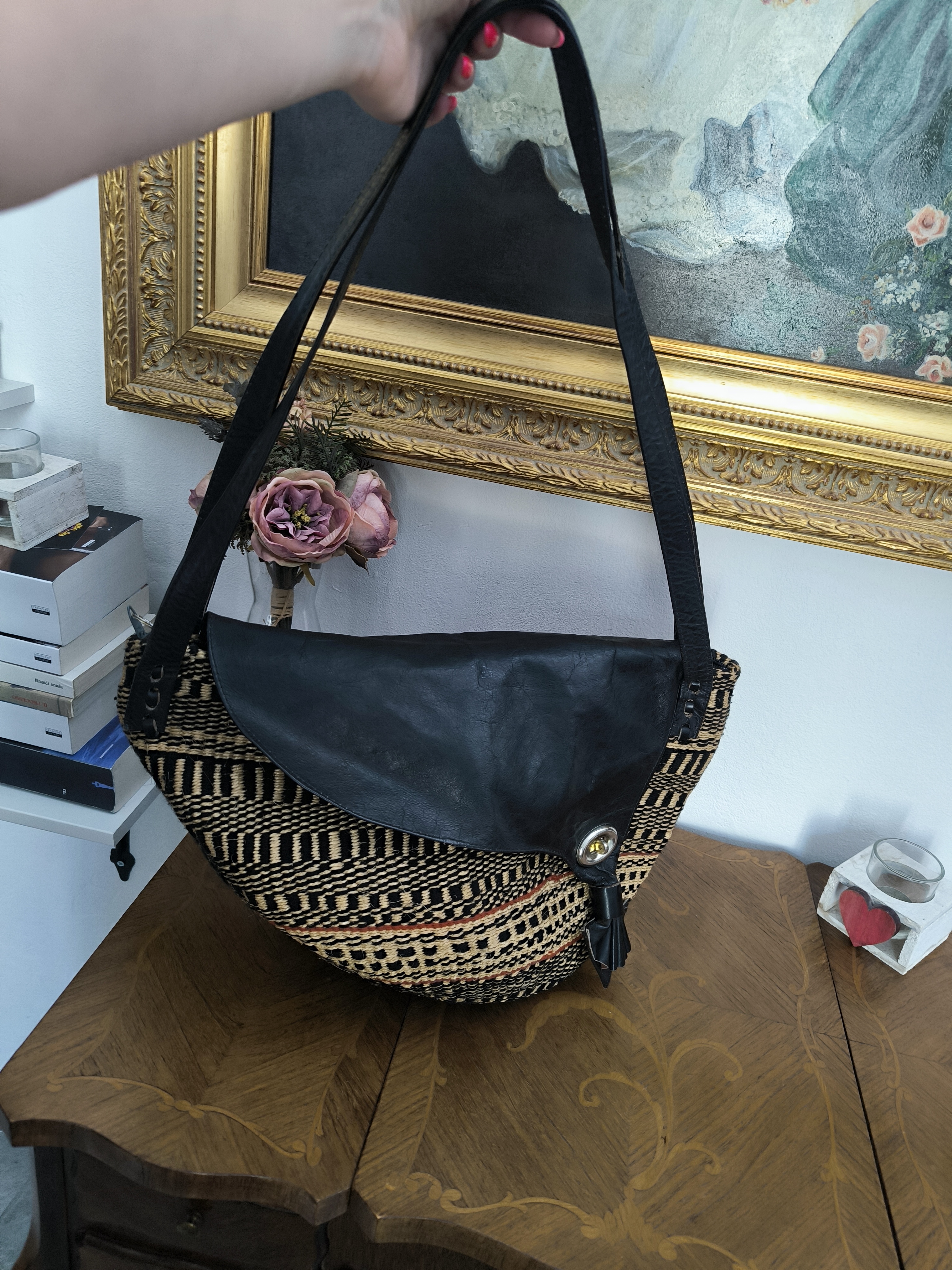 Borsa Hobo vintage a spalla 