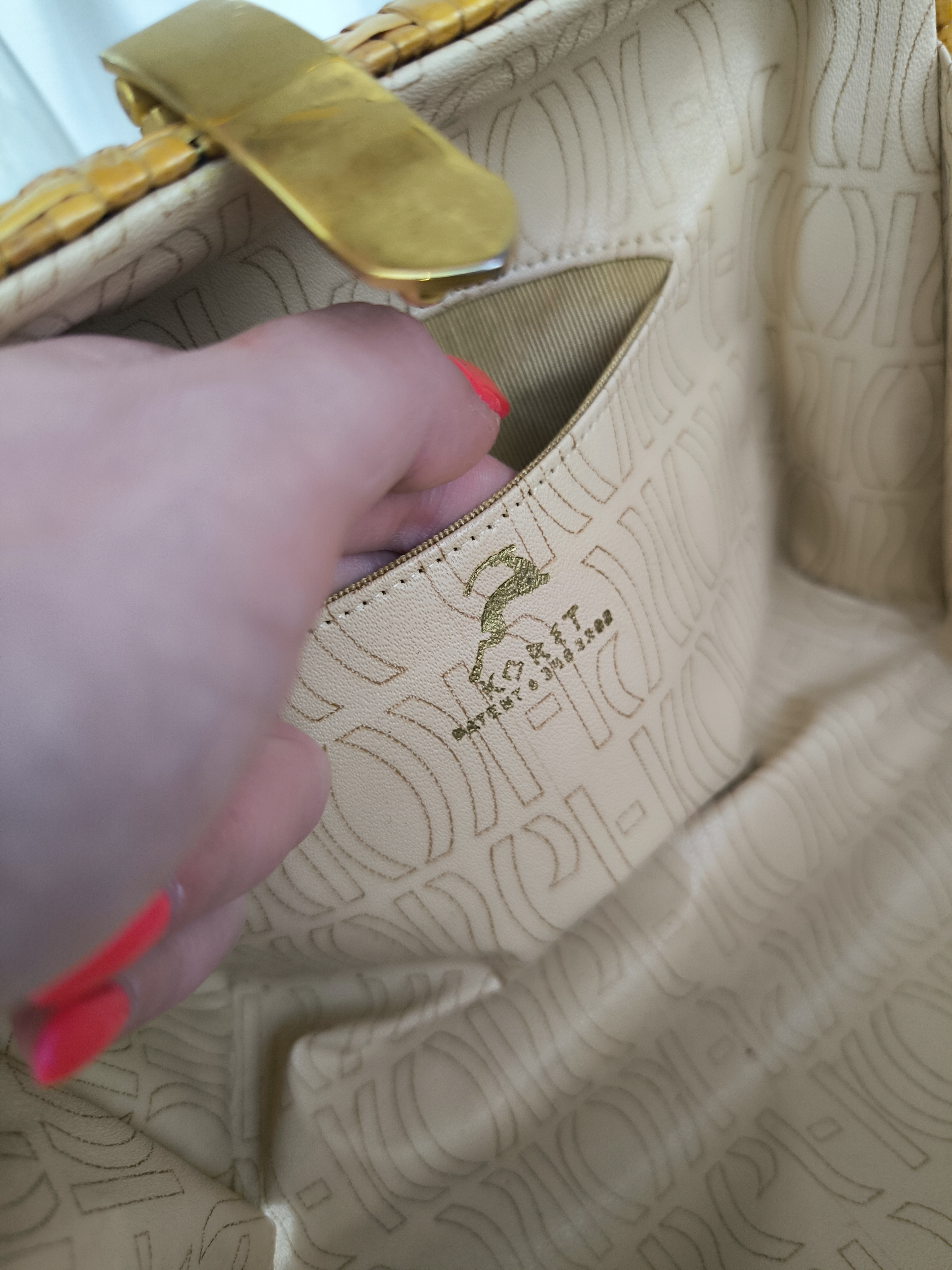Borsa a cestino vintage di Koret