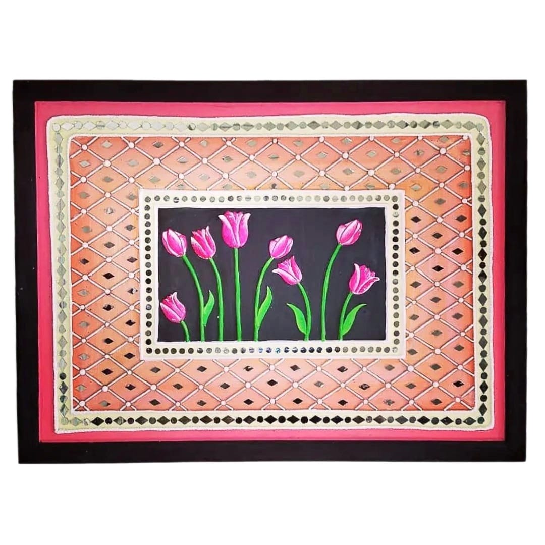 Handcrafted Floral Wall Art