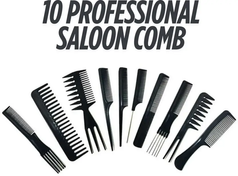 UTKARIA Styling Comb Variety Pack Great for All Types Hair 10 professional saloon comb