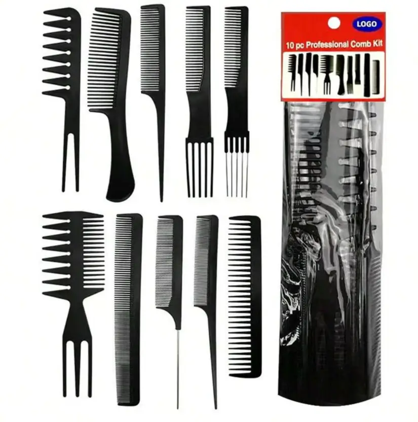 UTKARIA Styling Comb Variety Pack Great for All Types Hair 10 professional saloon comb