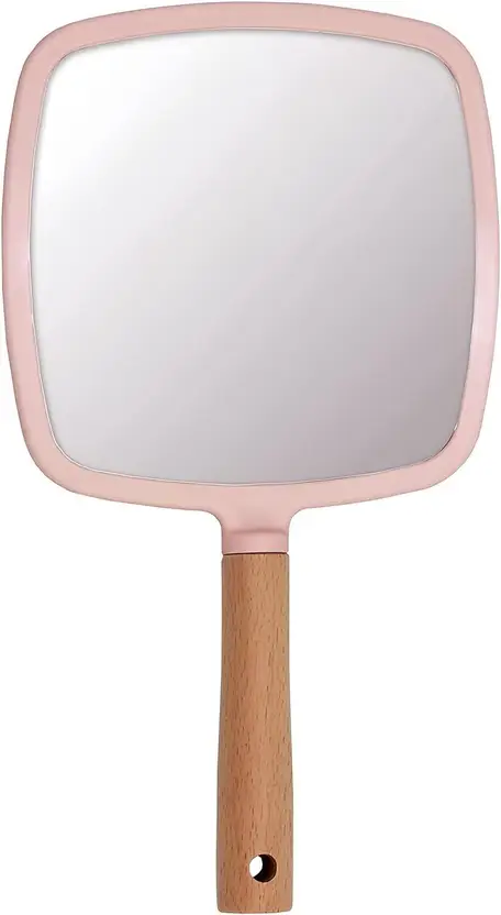 SVShoperzone Makeup Mirror with Handle,Cute Shaving Mirror Single Side Small Hanging Hole 421 Ratings & 1 Reviews