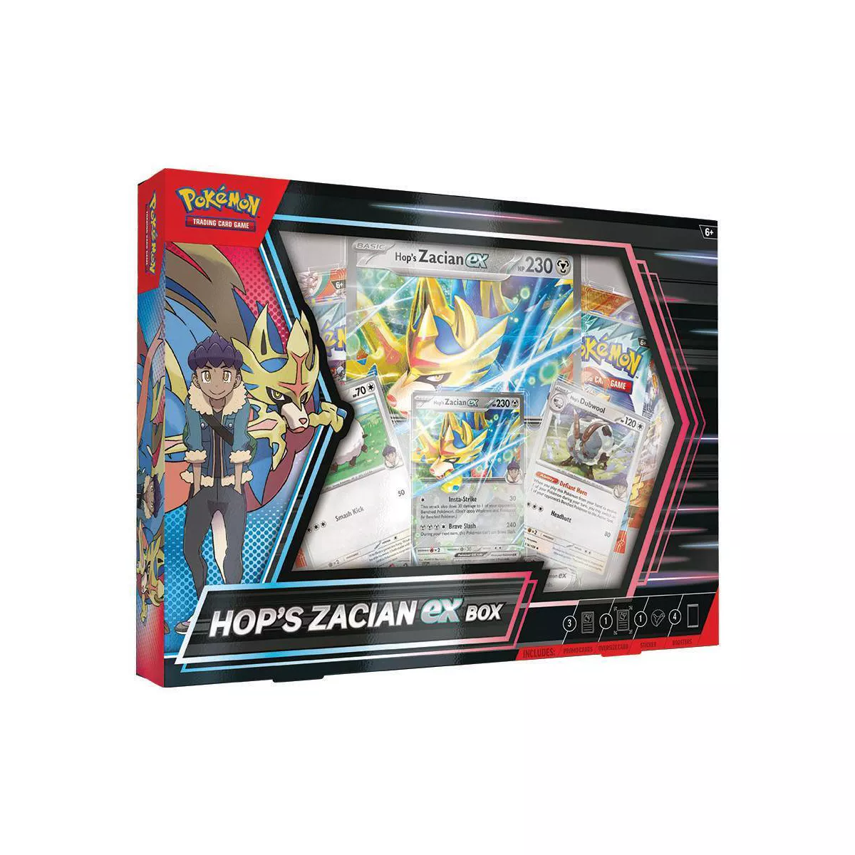 Caja Hop's Zacian EX Pokémon