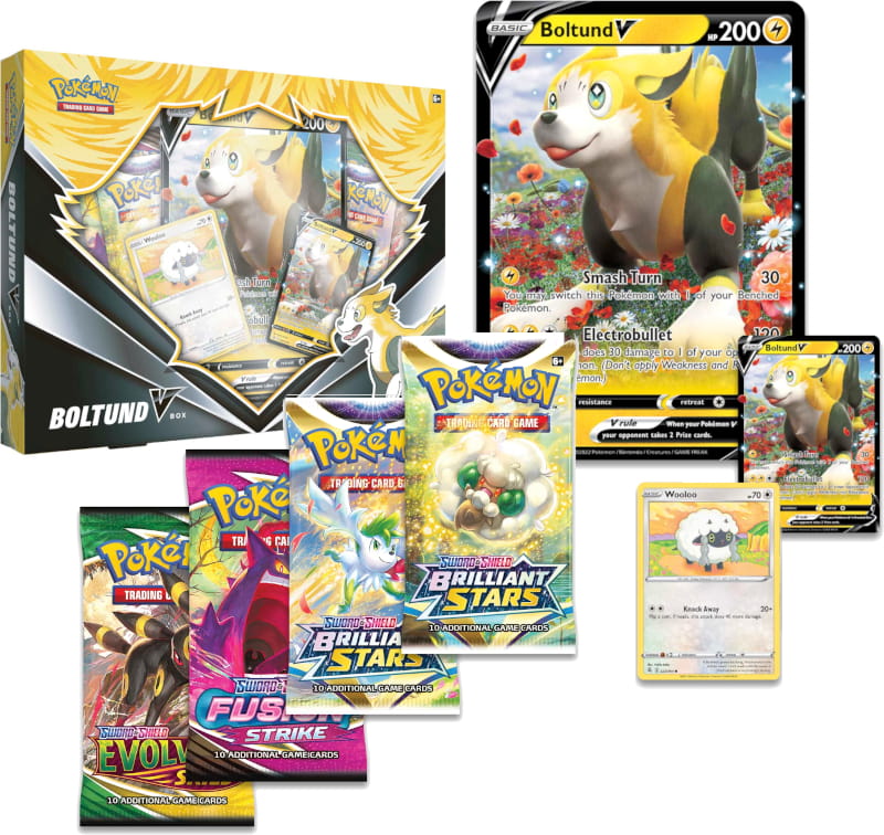 Caja Boltund V Pokémon TCG