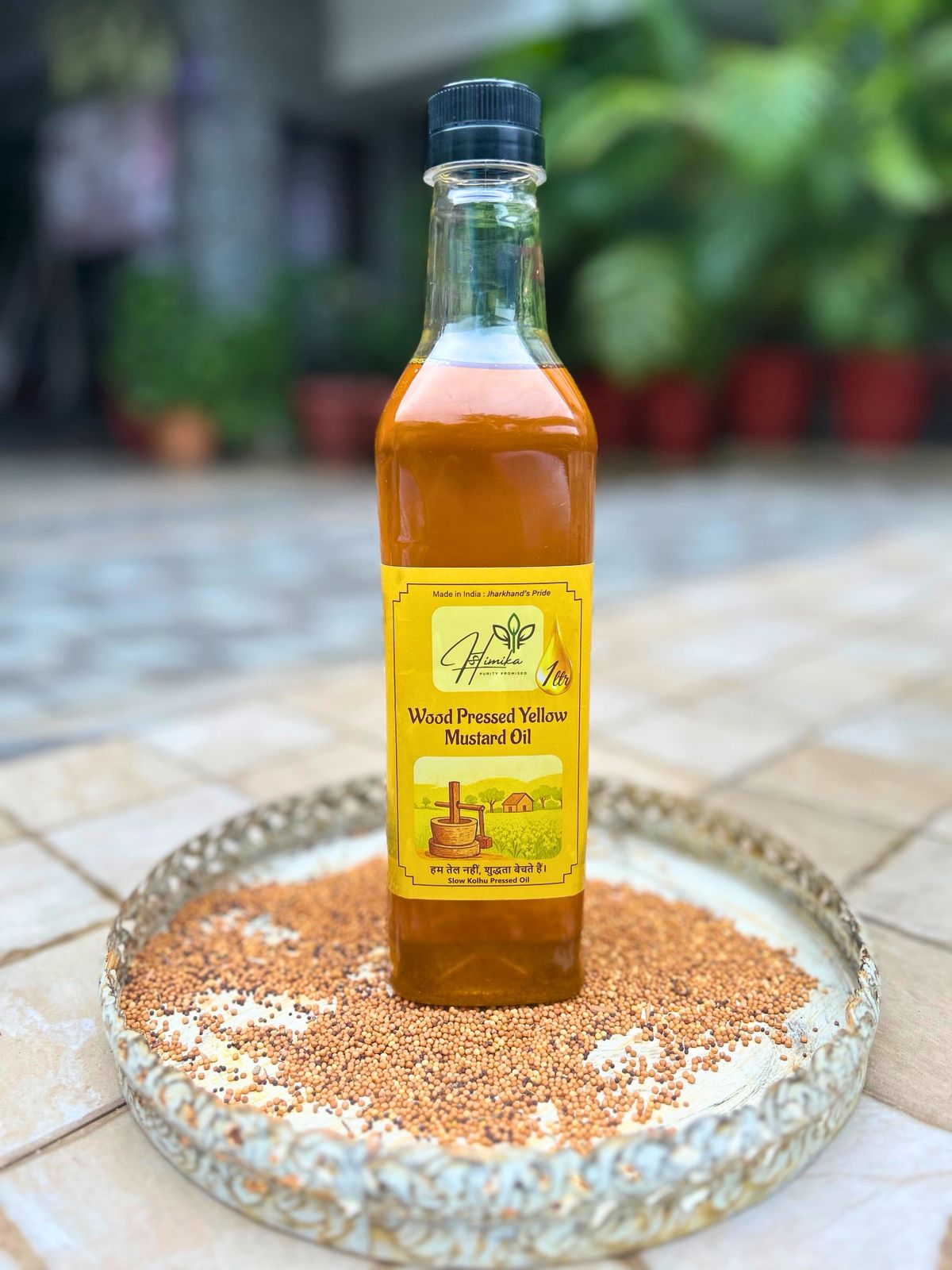 Wood Pressed Yellow Mustard Oil