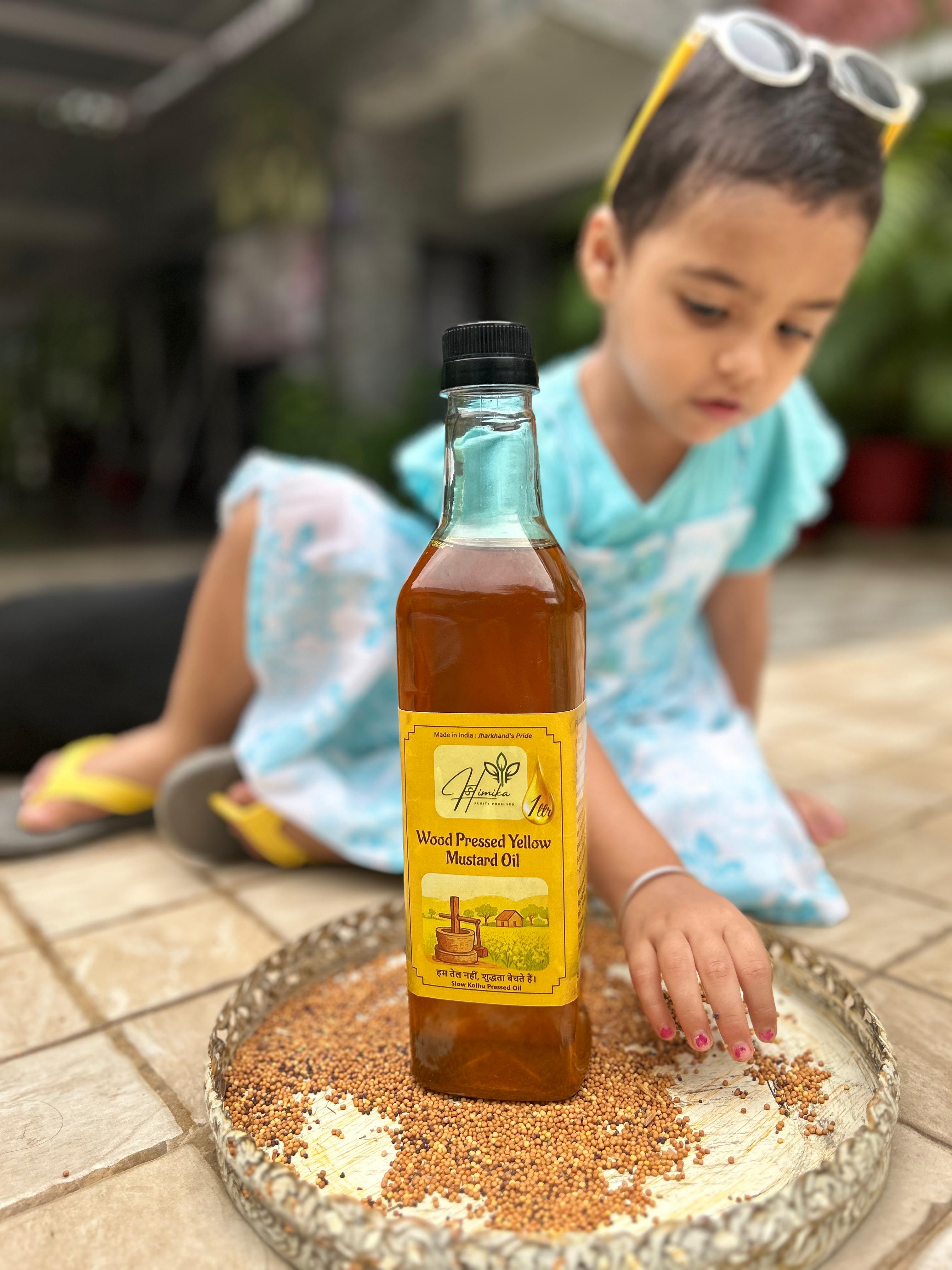 Wood Pressed Yellow Mustard Oil