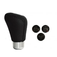 Pommeau en cuir avec bague marche arrière 