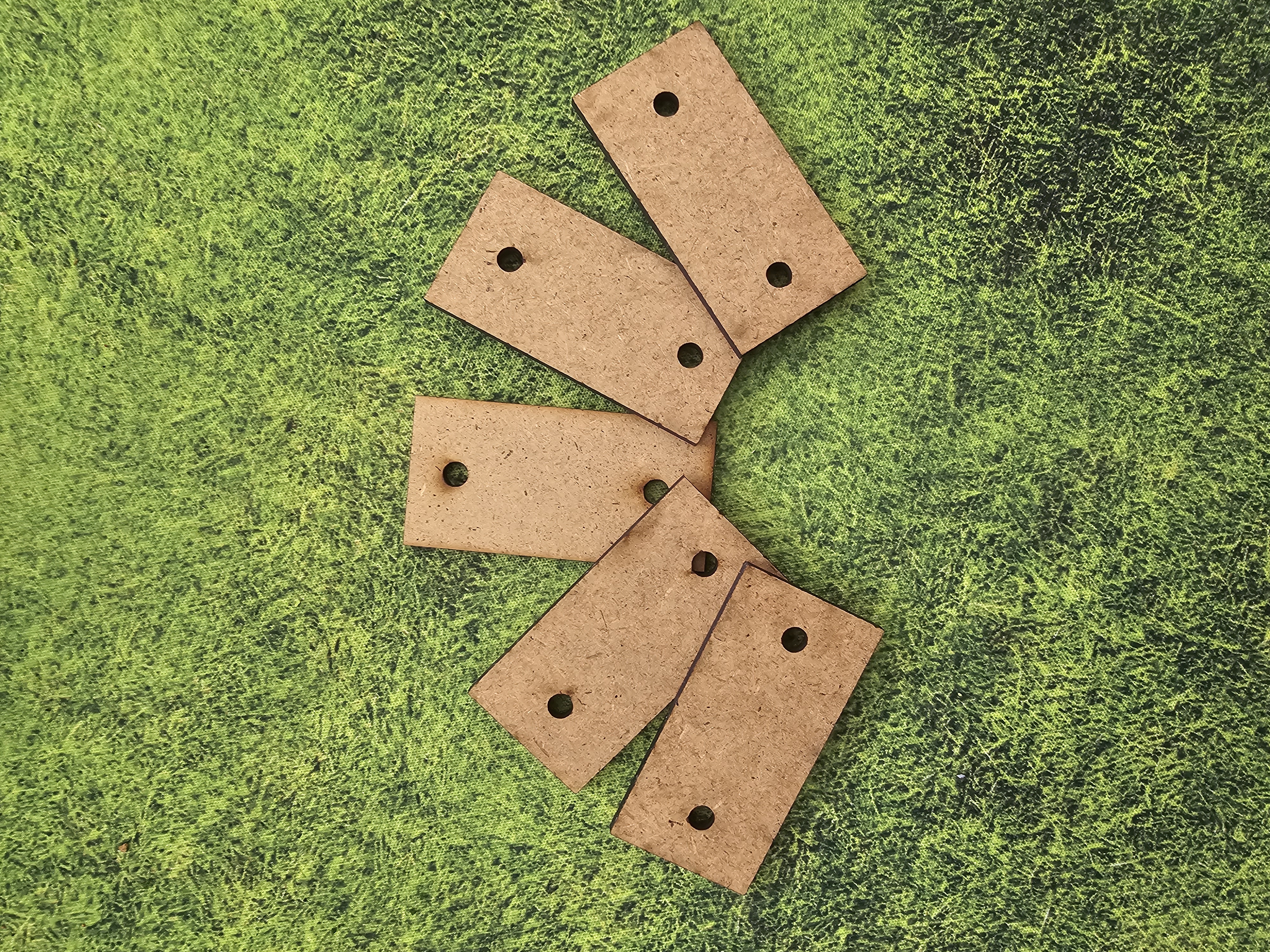 5 socles artillerie pour R&R (jouer en 15mm ou moins)