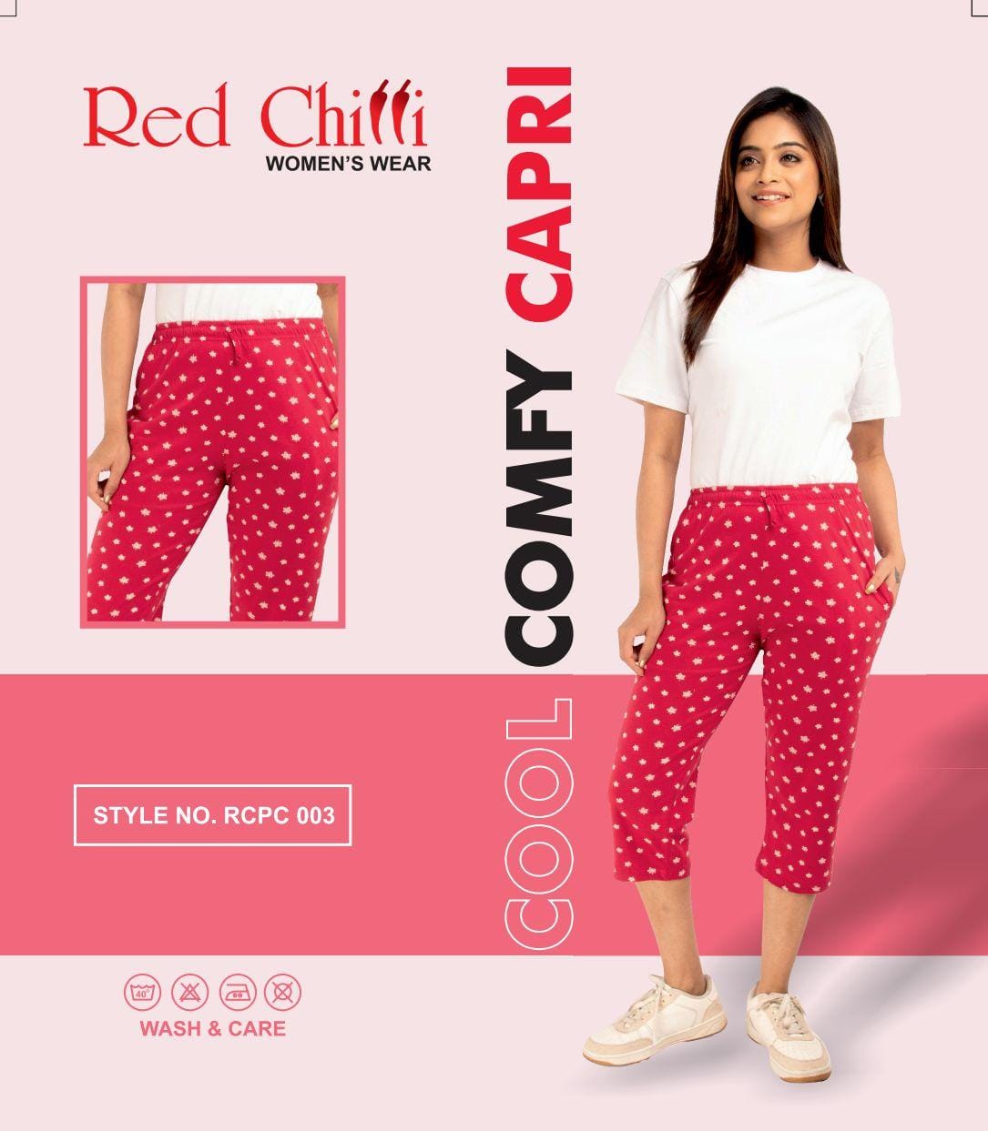 LADIES COMFY CAPRI