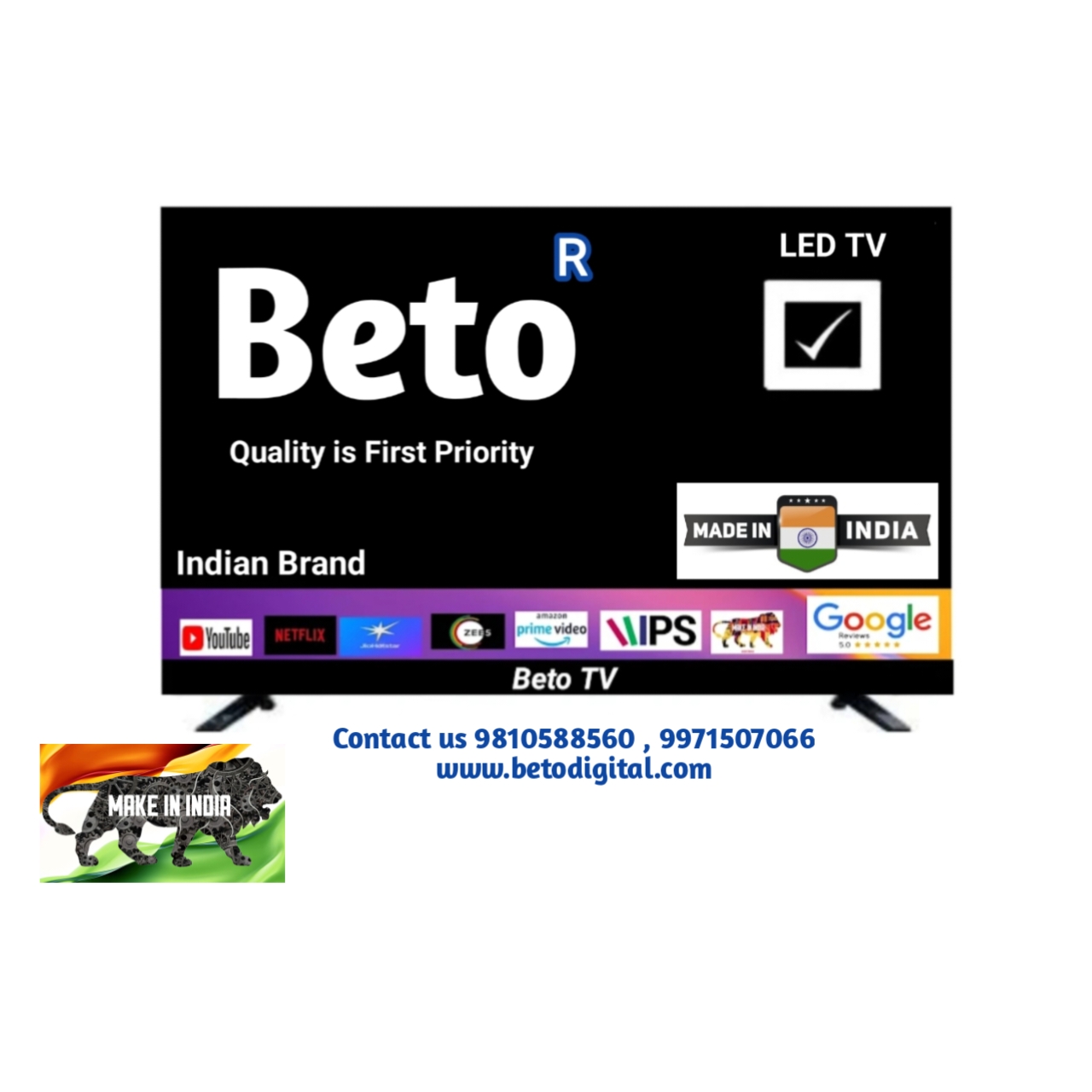 Beto 43K Q LED Google TV
