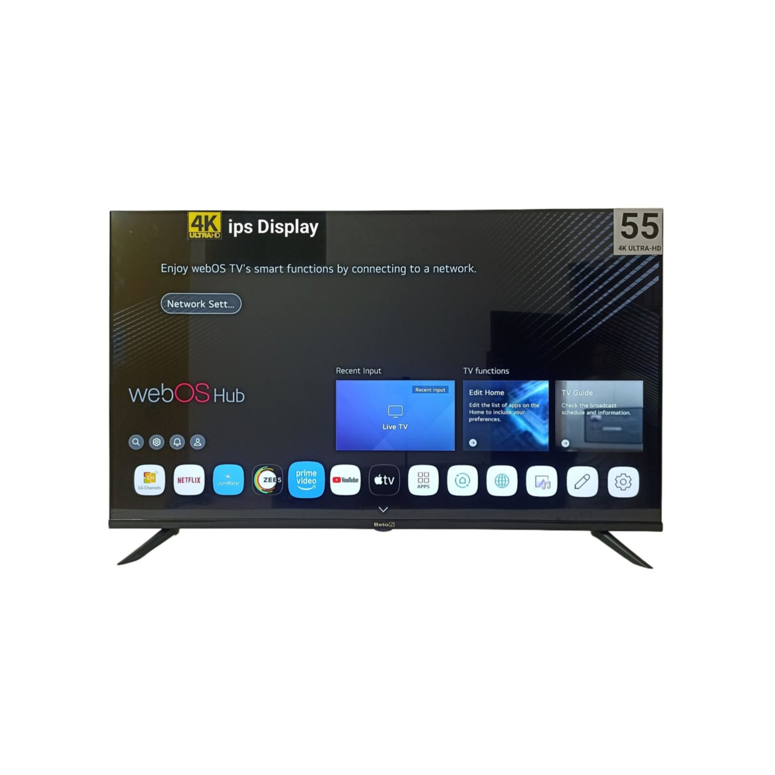 55 inch 4K ULTRA-HD  Q LED  Webos TVV