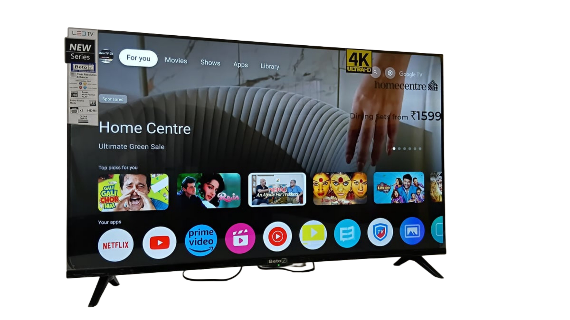Beto 43K Q LED Google TV