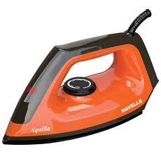 Havells Dry Iron Aquilla 1000 watts, American Heritage coating, Amber