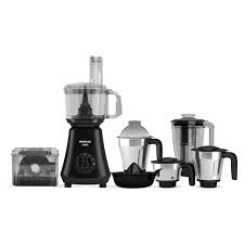 FOODO Mixer Grinder 5 Jar, 750 W, Powerful, Heavy-Duty Motor, Black