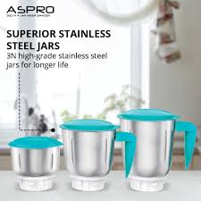 ASPRO PLUS 550W Mixer Grinder, 3 Jar