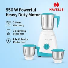 ASPRO PLUS 550W Mixer Grinder, 3 Jar