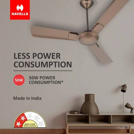 HAVELLS 1200 mm FAN ENTICER ES BRONZE-COLA CHR