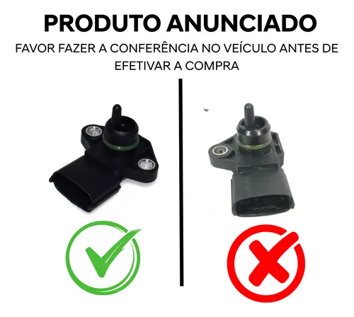 Sensor De Pressão Do Coletor Map Tucson I30 Sportage 2.0 4cc 3930022600 3930038110 3930038120 3930022600