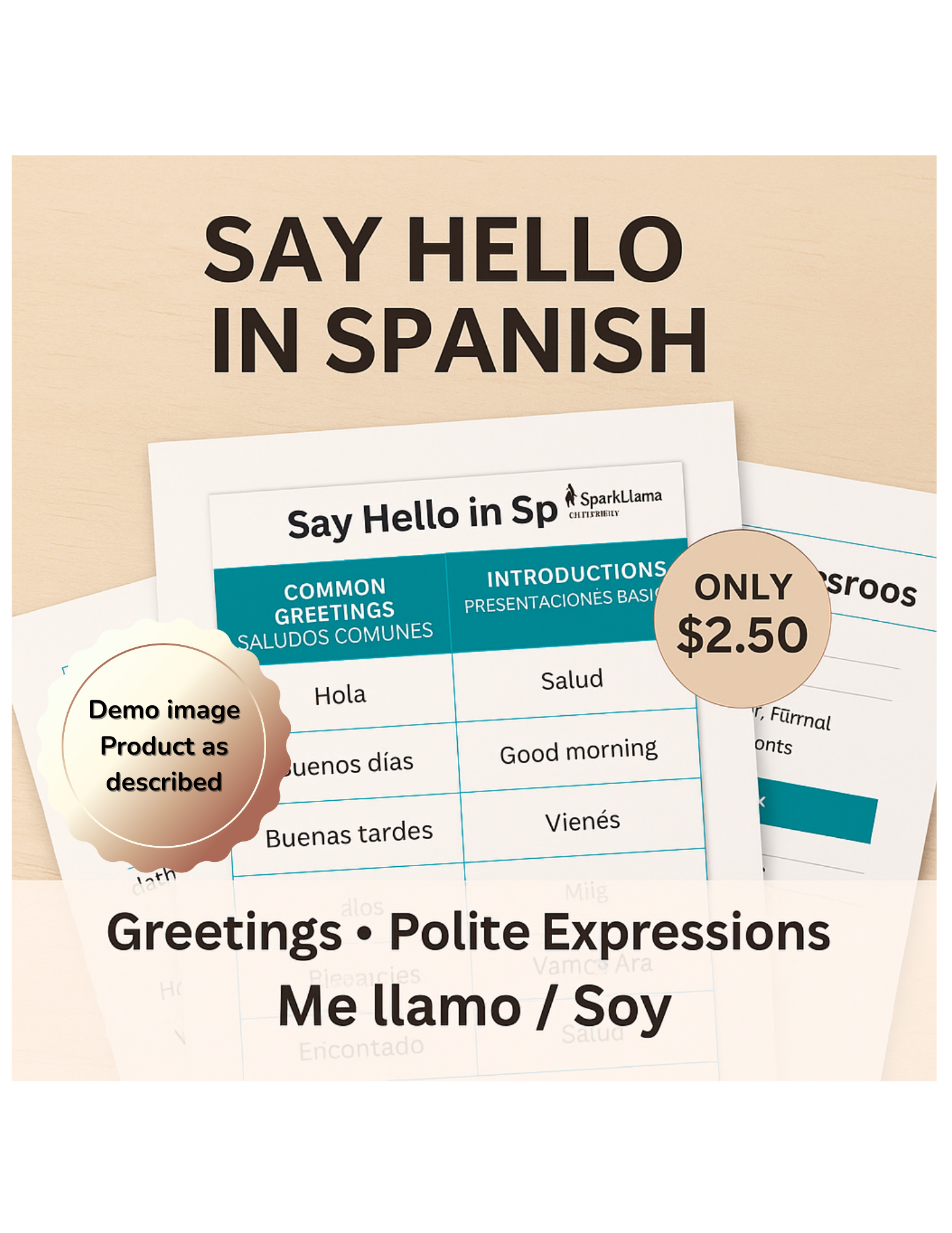 Say Hello in Spanish – Reference Guide for Beginners (B1)
