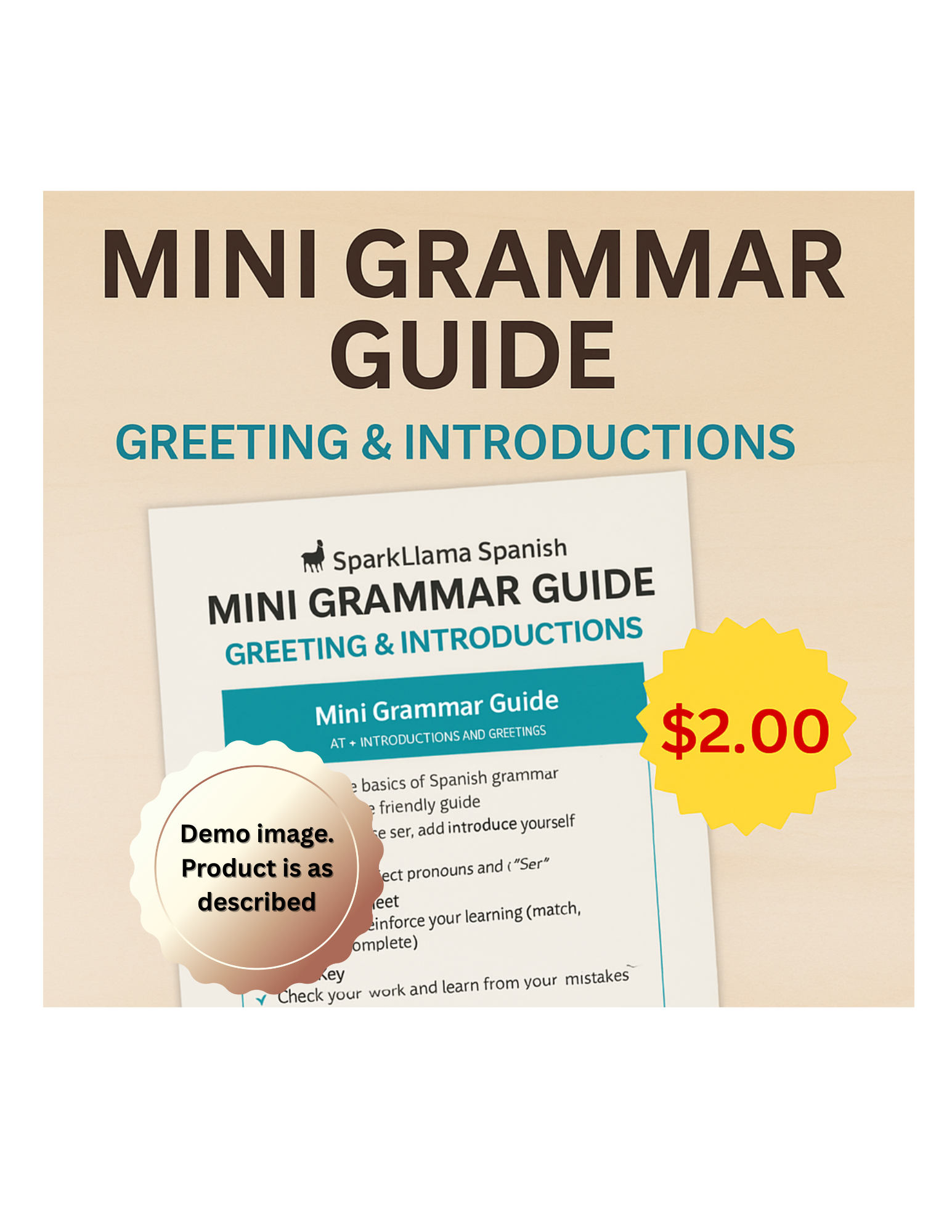 Mini Grammar Guide – Spanish Greetings & Introductions (B1)